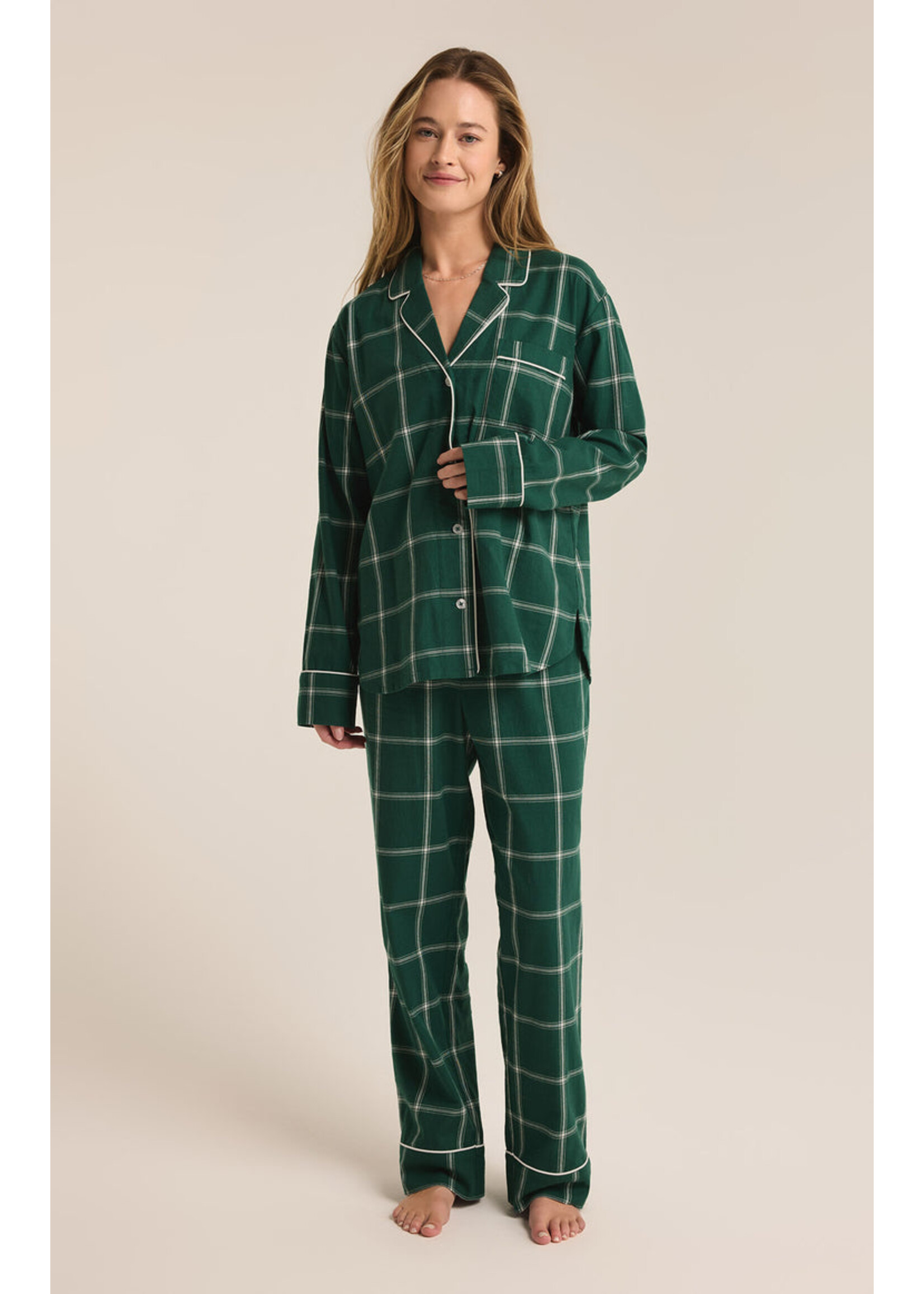 Z-Supply Z-Supply Dreamer Plaid Set - Noble Fir