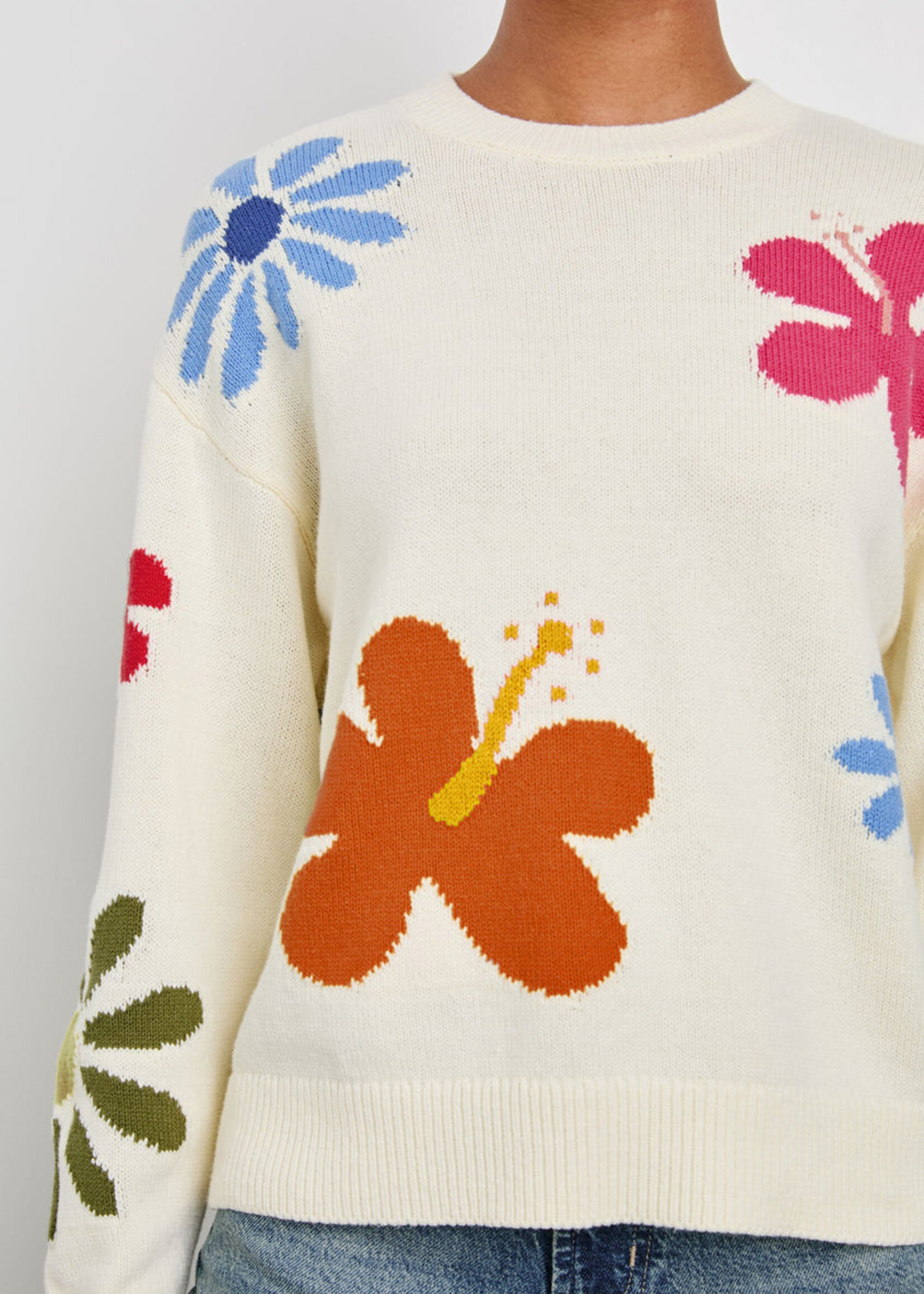 Rails Rails Zoey Sweater - Ivory Hibiscus