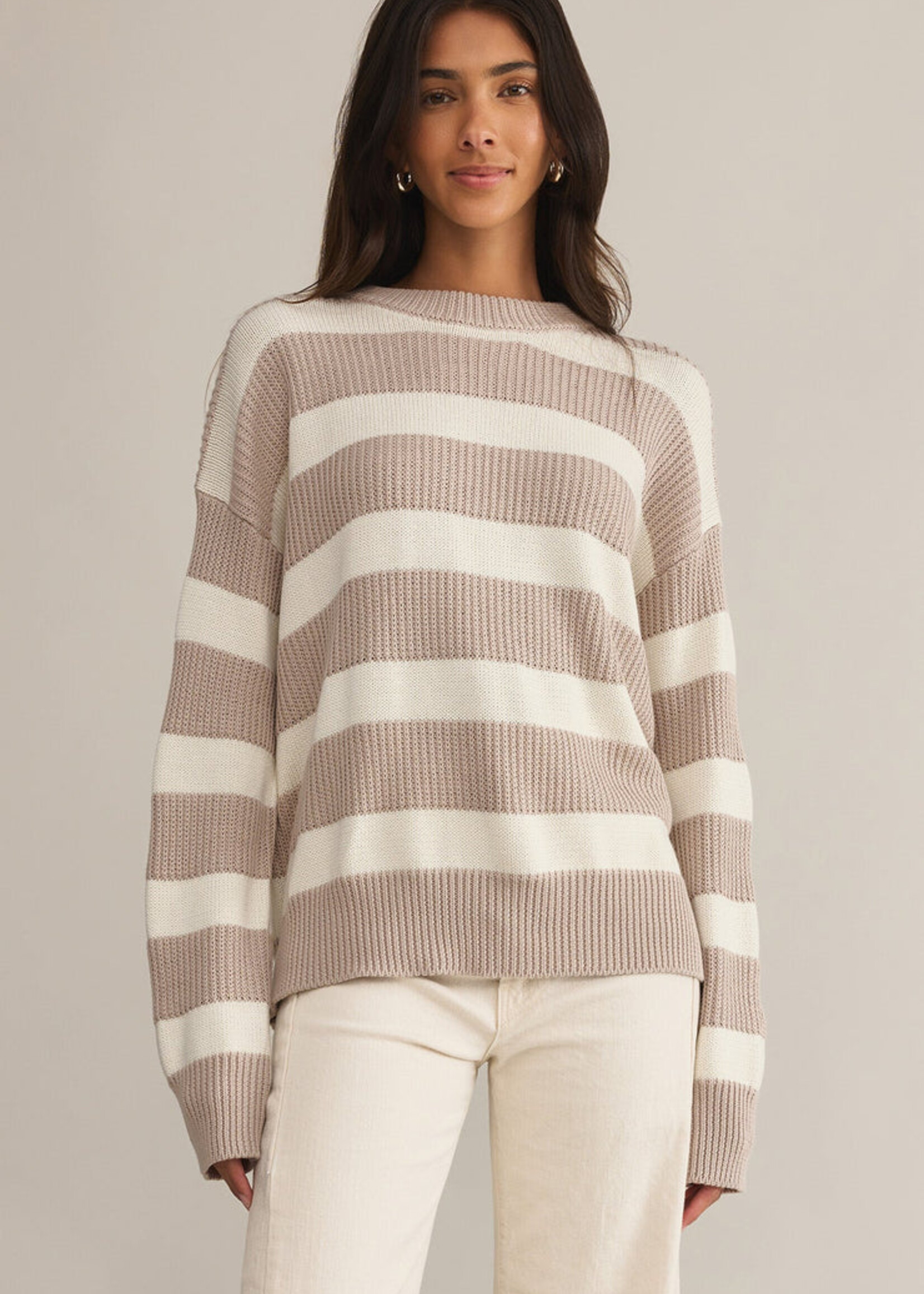 Z-Supply Z-Supply Boyfriend Relaxed Sailor Sweater - Parchment