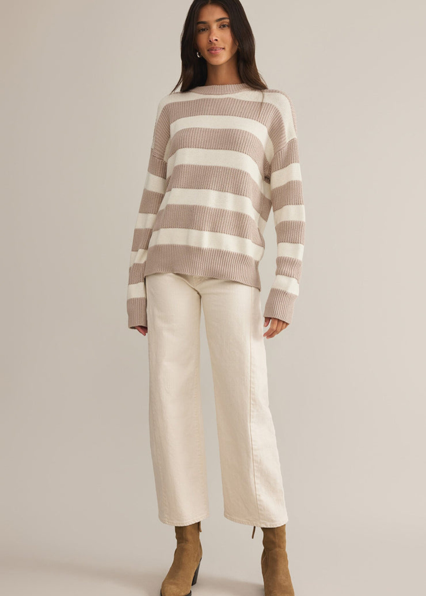 Z-Supply Z-Supply Boyfriend Relaxed Sailor Sweater - Parchment