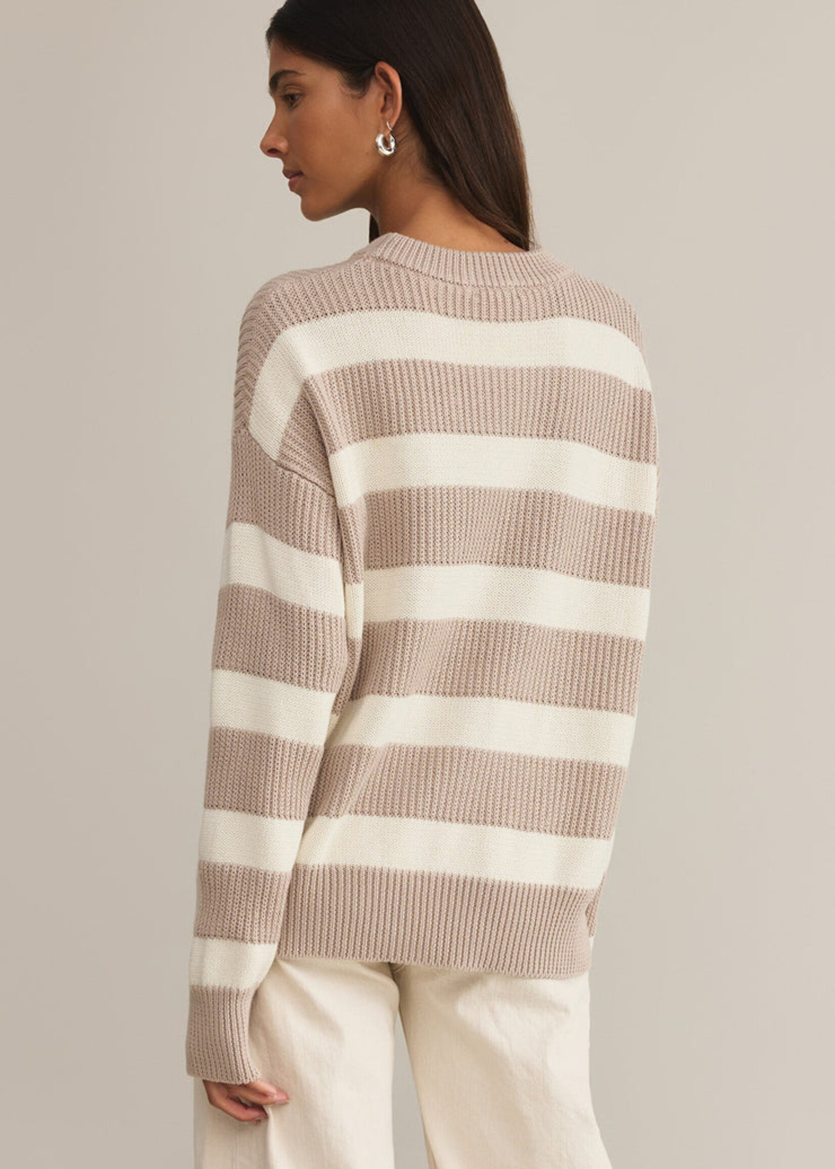 Z-Supply Z-Supply Boyfriend Relaxed Sailor Sweater - Parchment