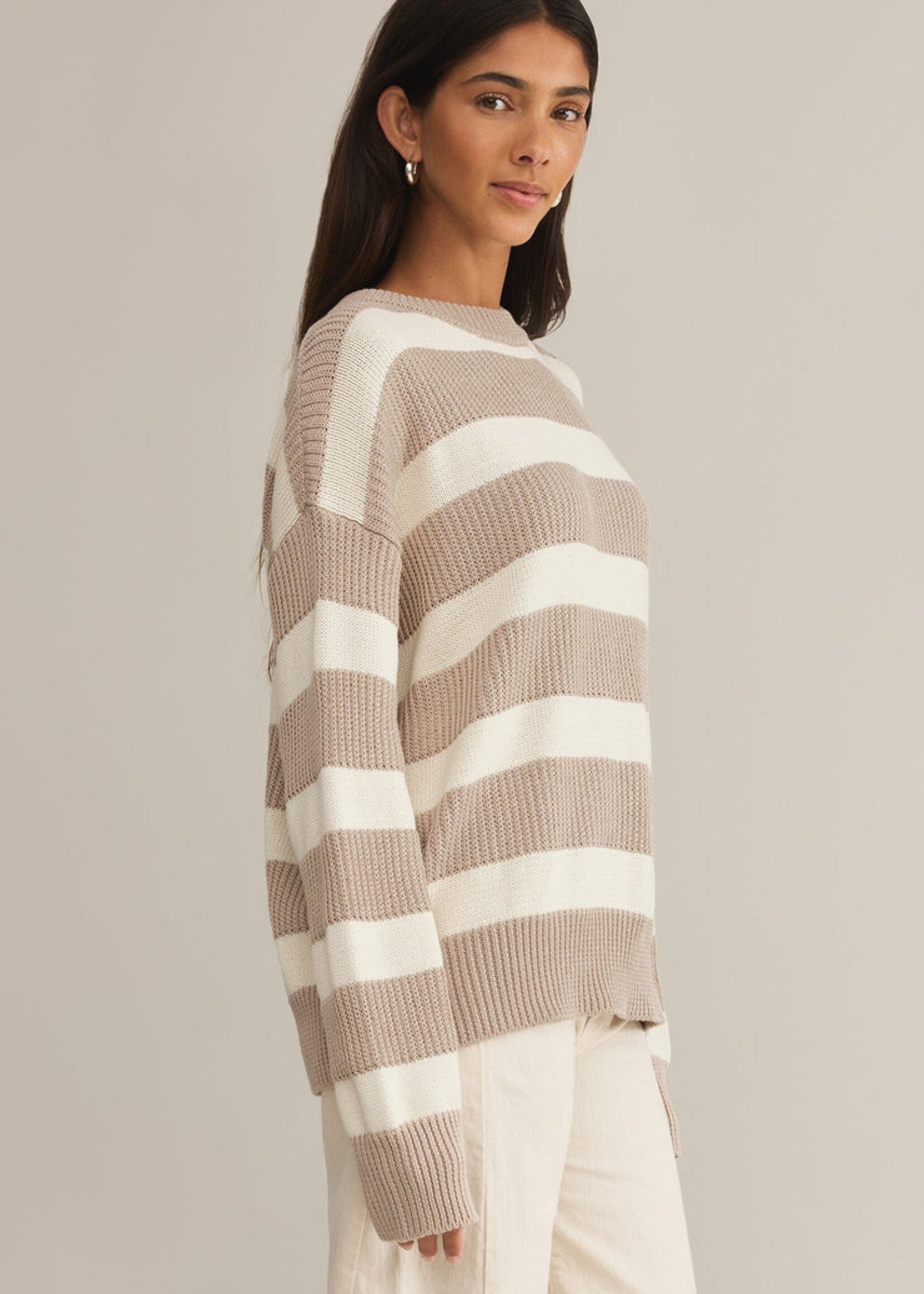 Z-Supply Z-Supply Boyfriend Relaxed Sailor Sweater - Parchment