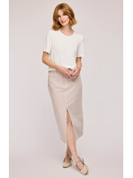 Gentle Fawn Georgia Denim Skirt - Pebble