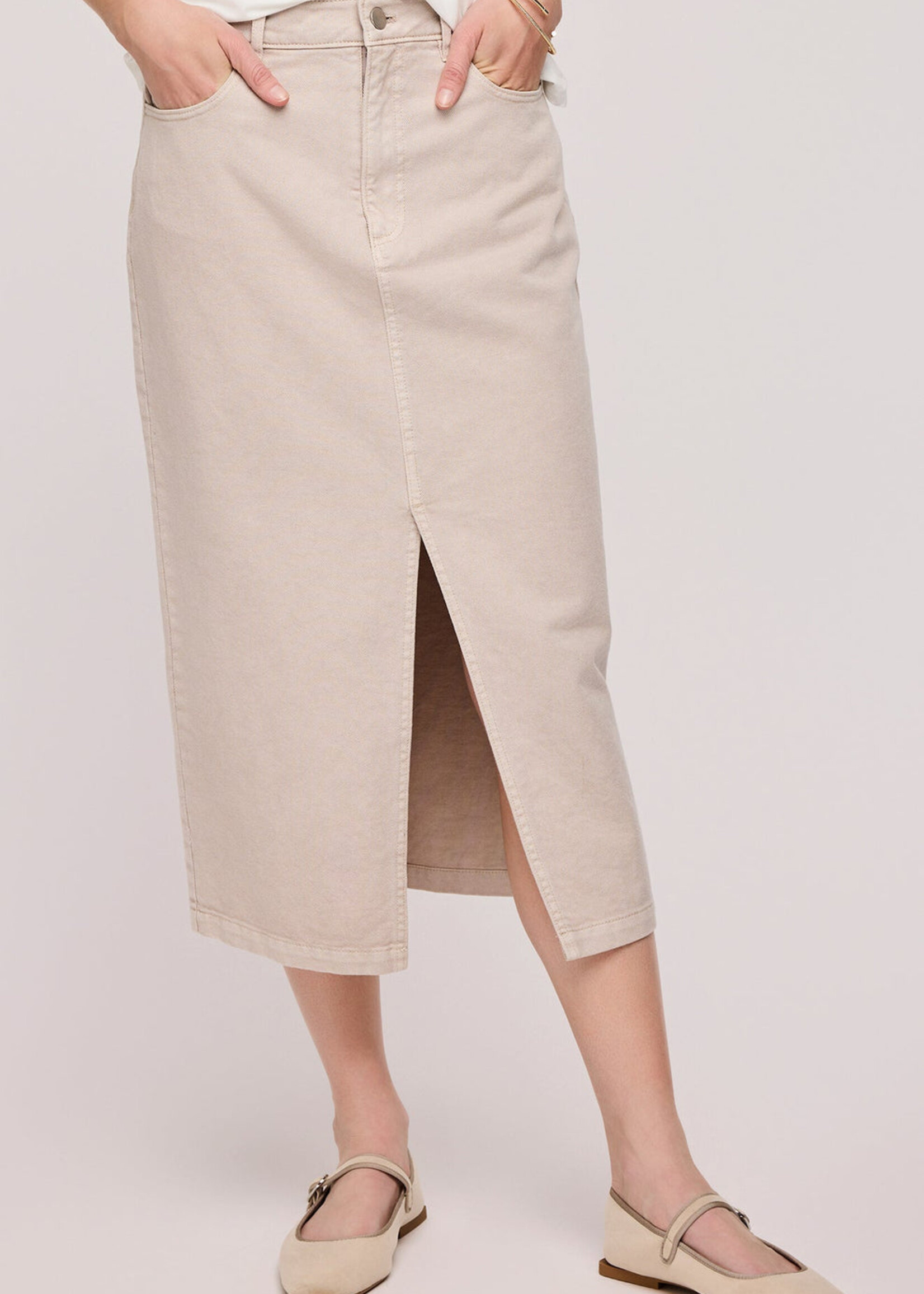 Gentle Fawn Jupe En Jean Georgia - Galet