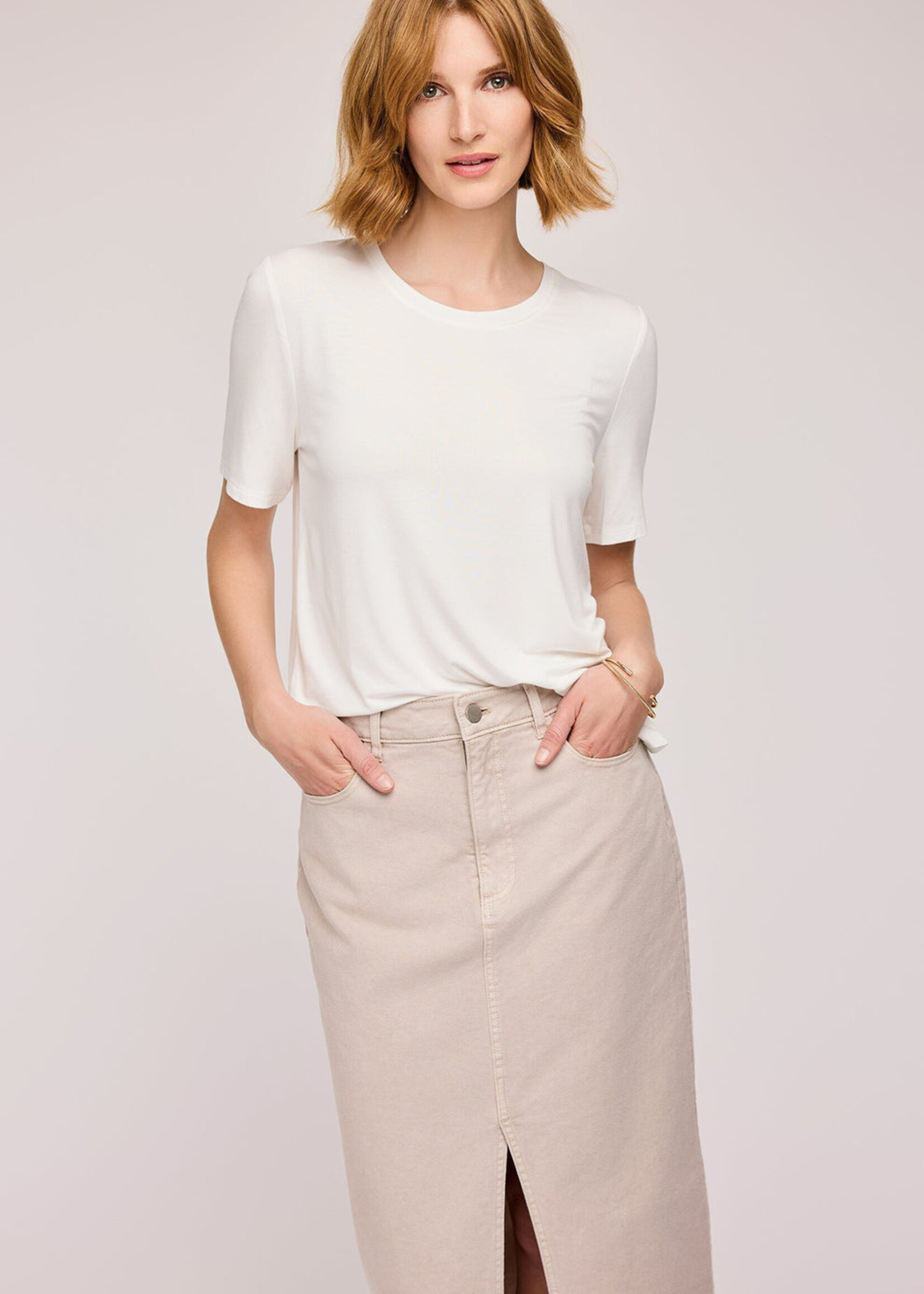 Gentle Fawn Jupe En Jean Georgia - Galet