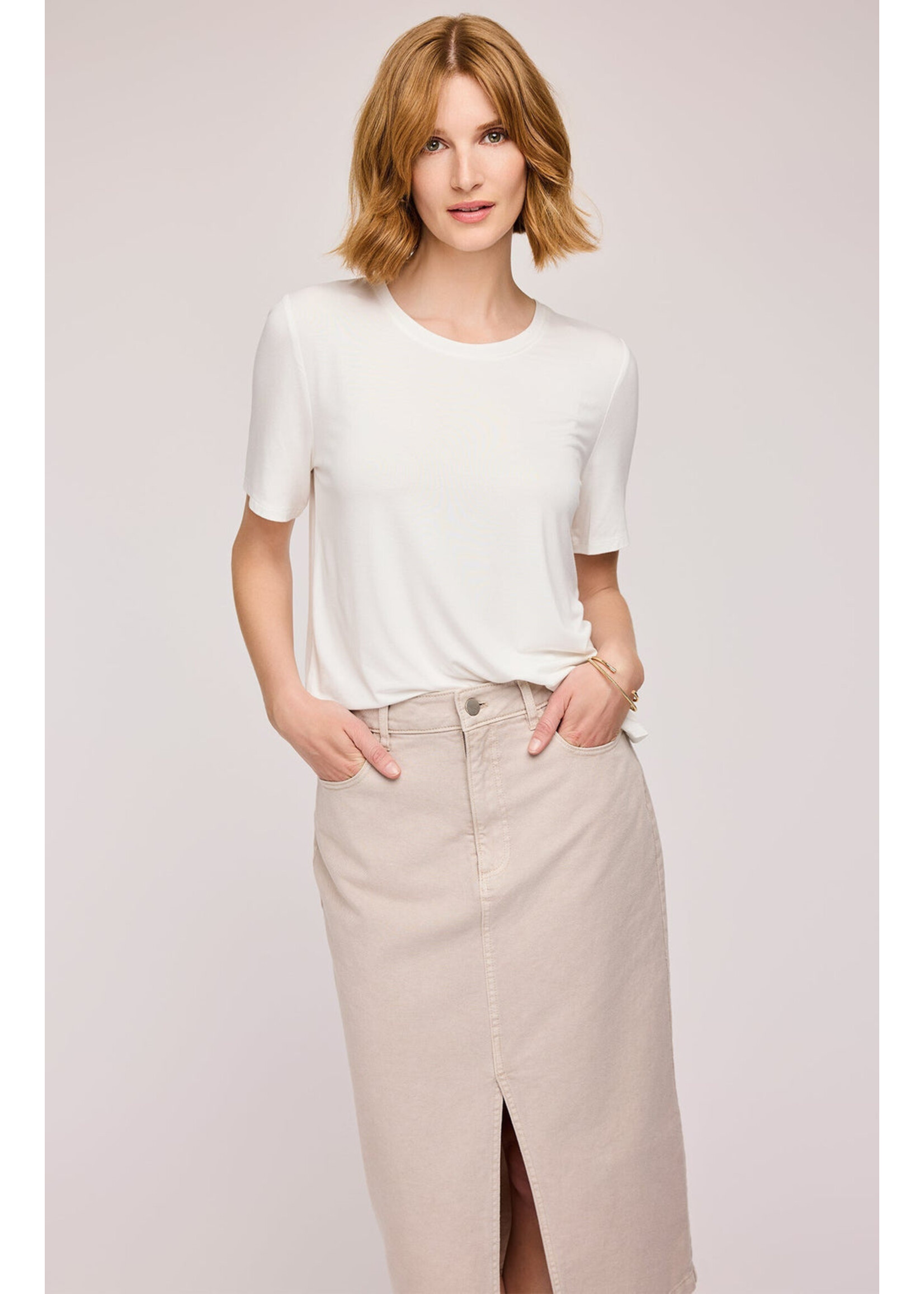 Gentle Fawn Jupe En Jean Georgia - Galet