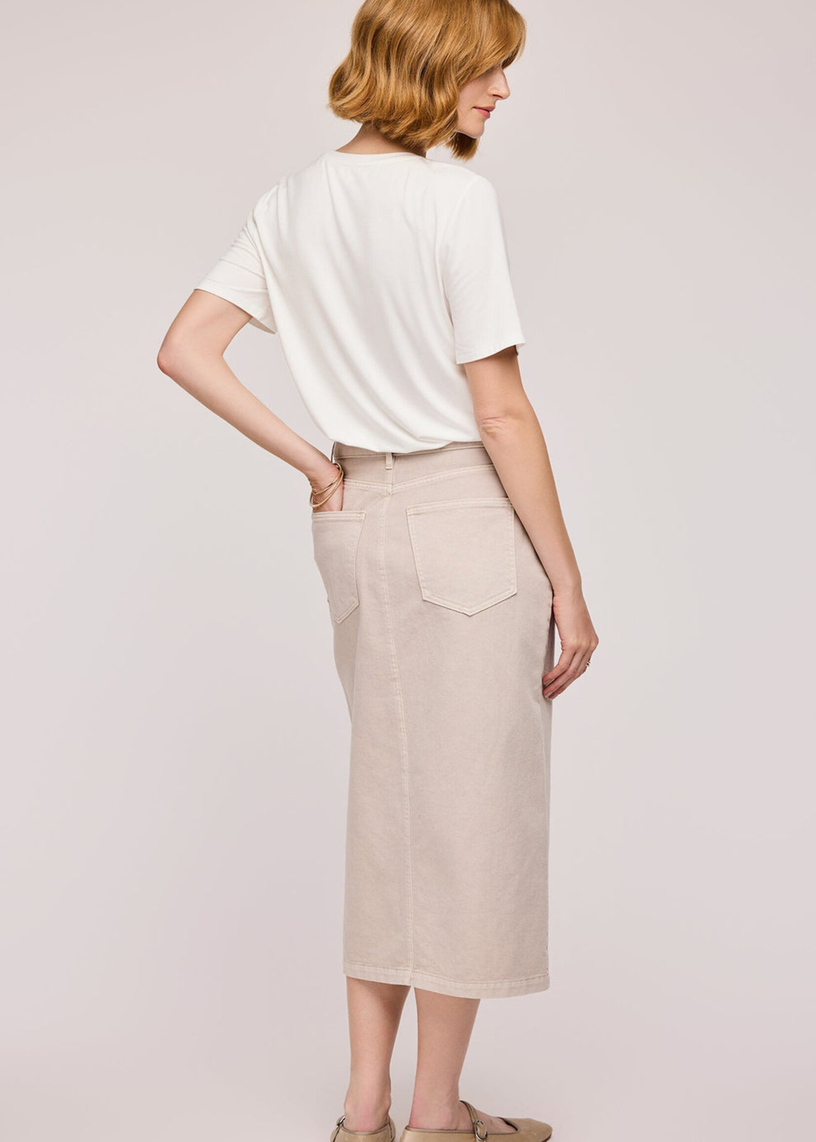 Gentle Fawn Jupe En Jean Georgia - Galet