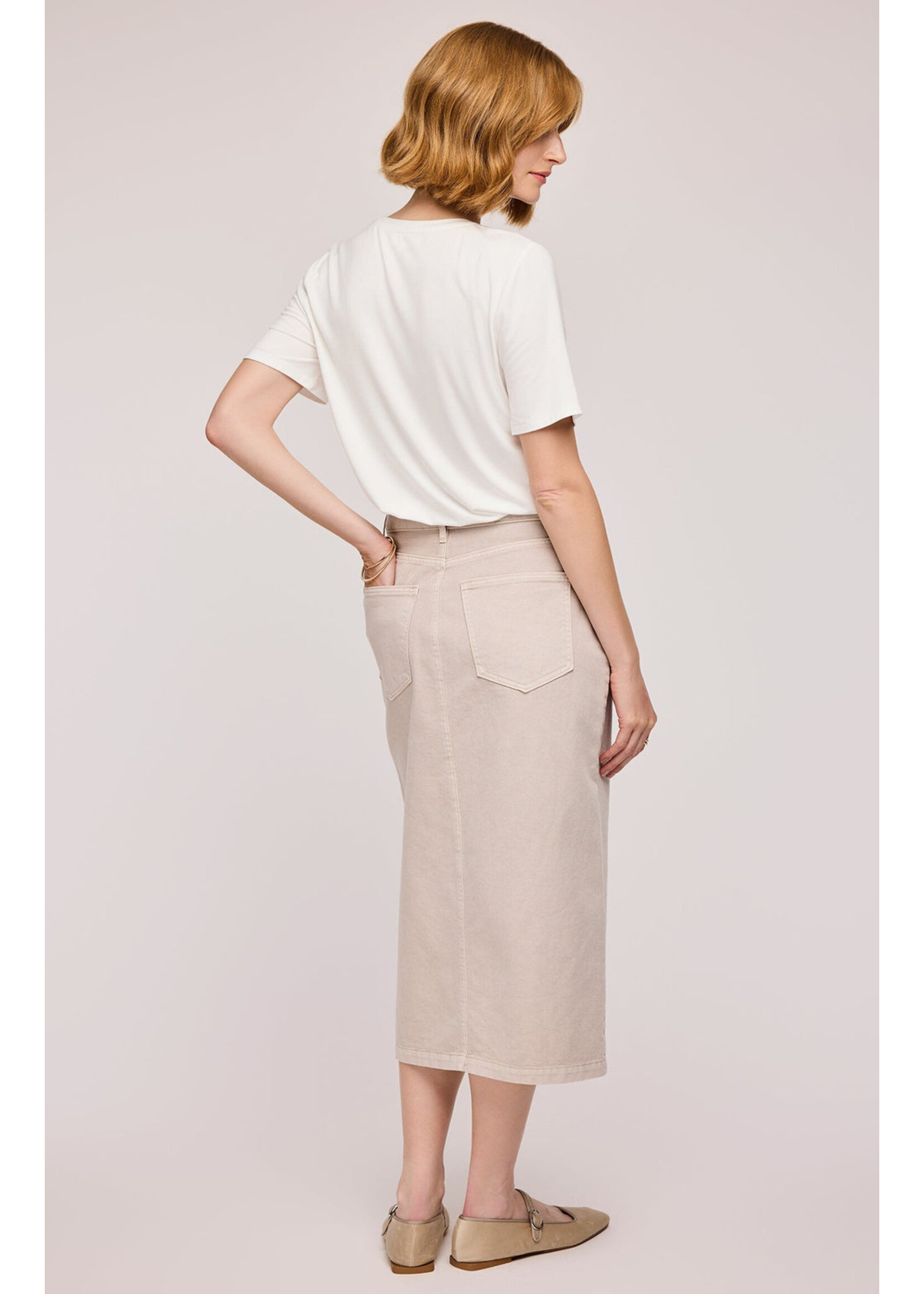 Gentle Fawn Jupe En Jean Georgia - Galet