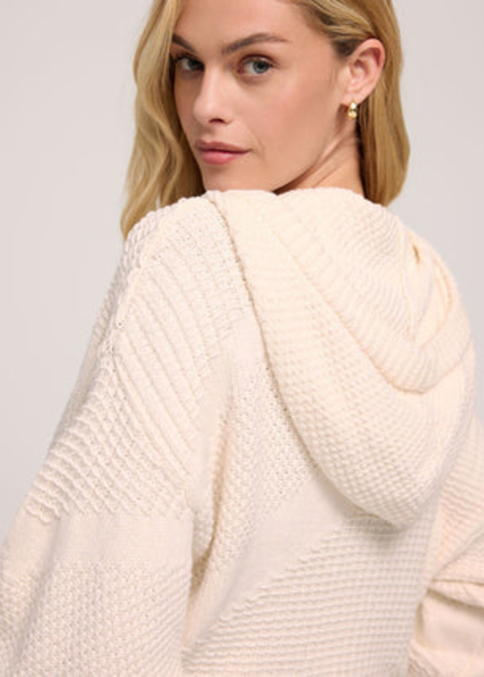 Z-Supply Z-Supply Cota Hoodie Sweater - Sea Salt