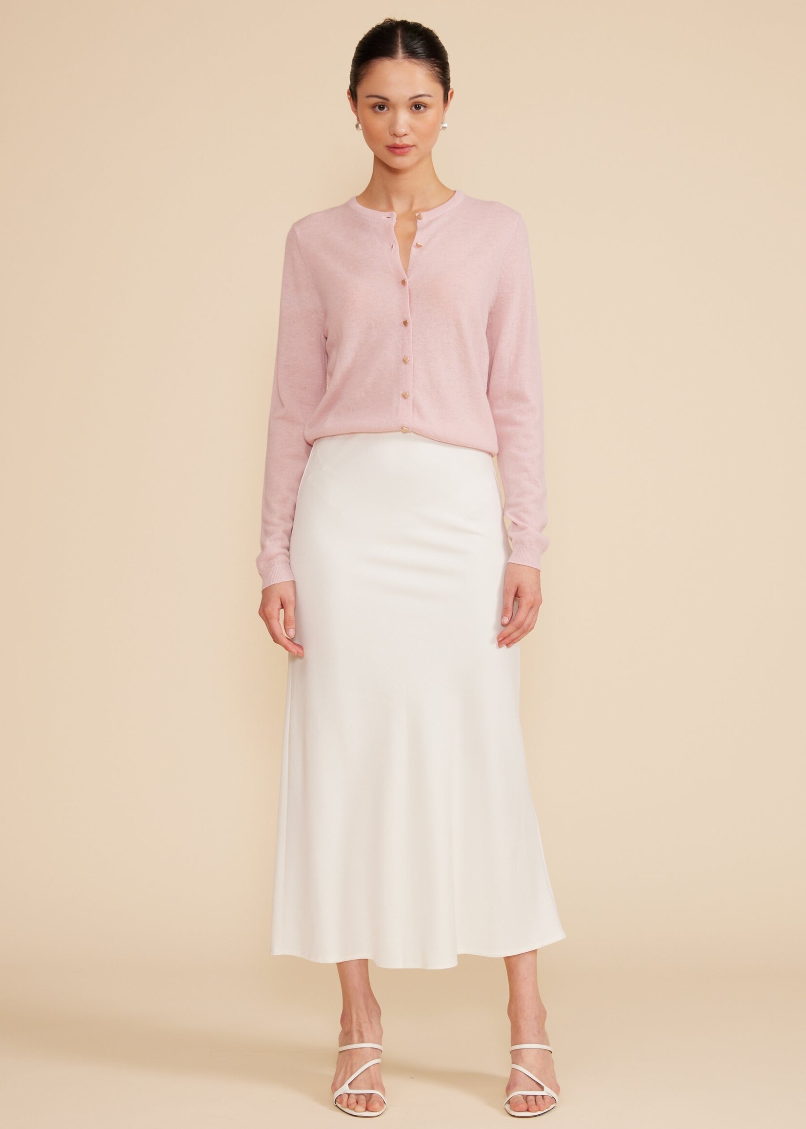 Lucy Paris Lucy Paris Betsy Cardigan - Light Pink
