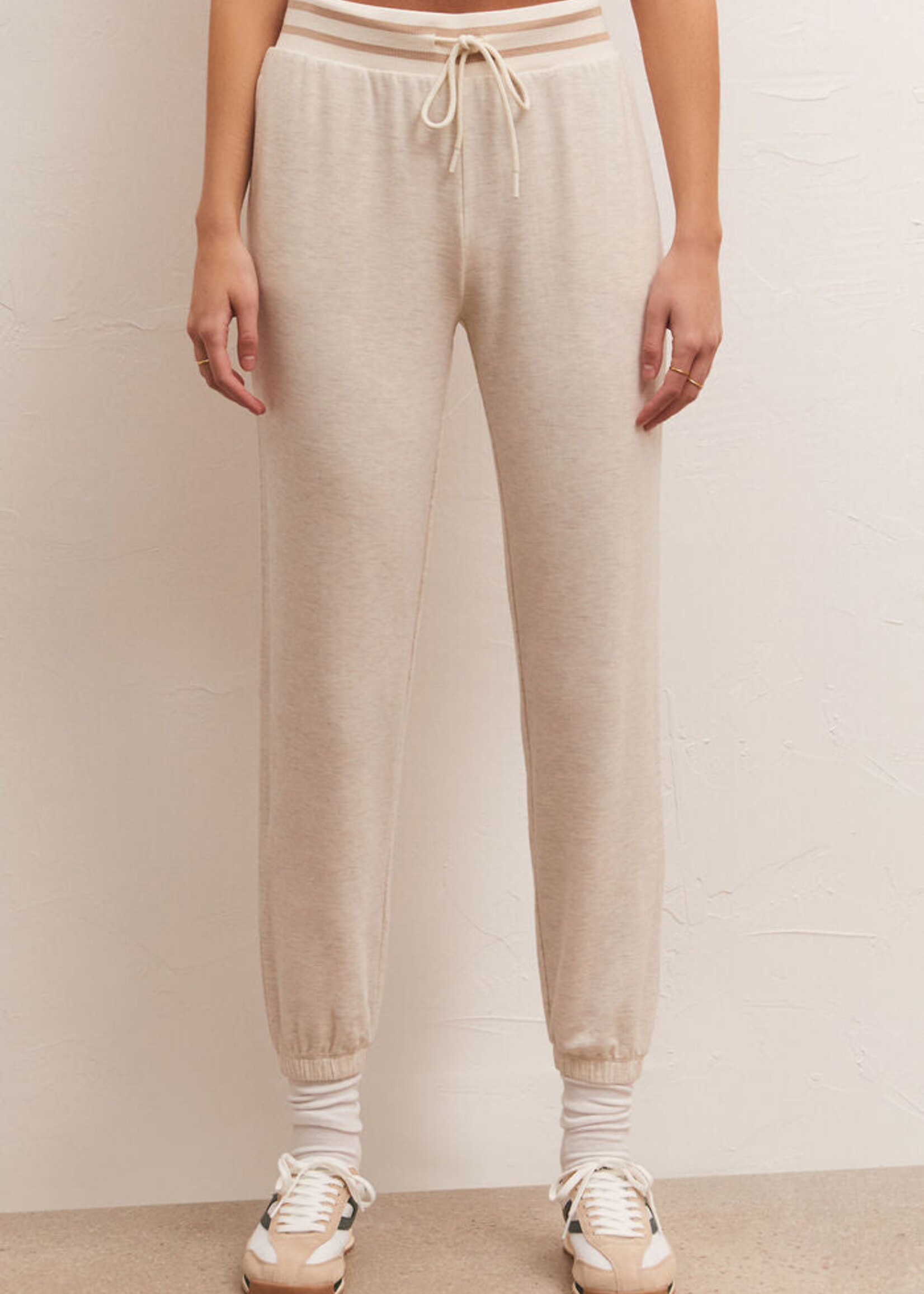 Z-Supply Z-Supply Off Duty Modal Fleece Jogger - Light Oatmeal
