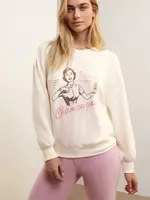Z-Supply Z-Supply Sweat-Shirt Décontracté Couleur Champagne - Bone