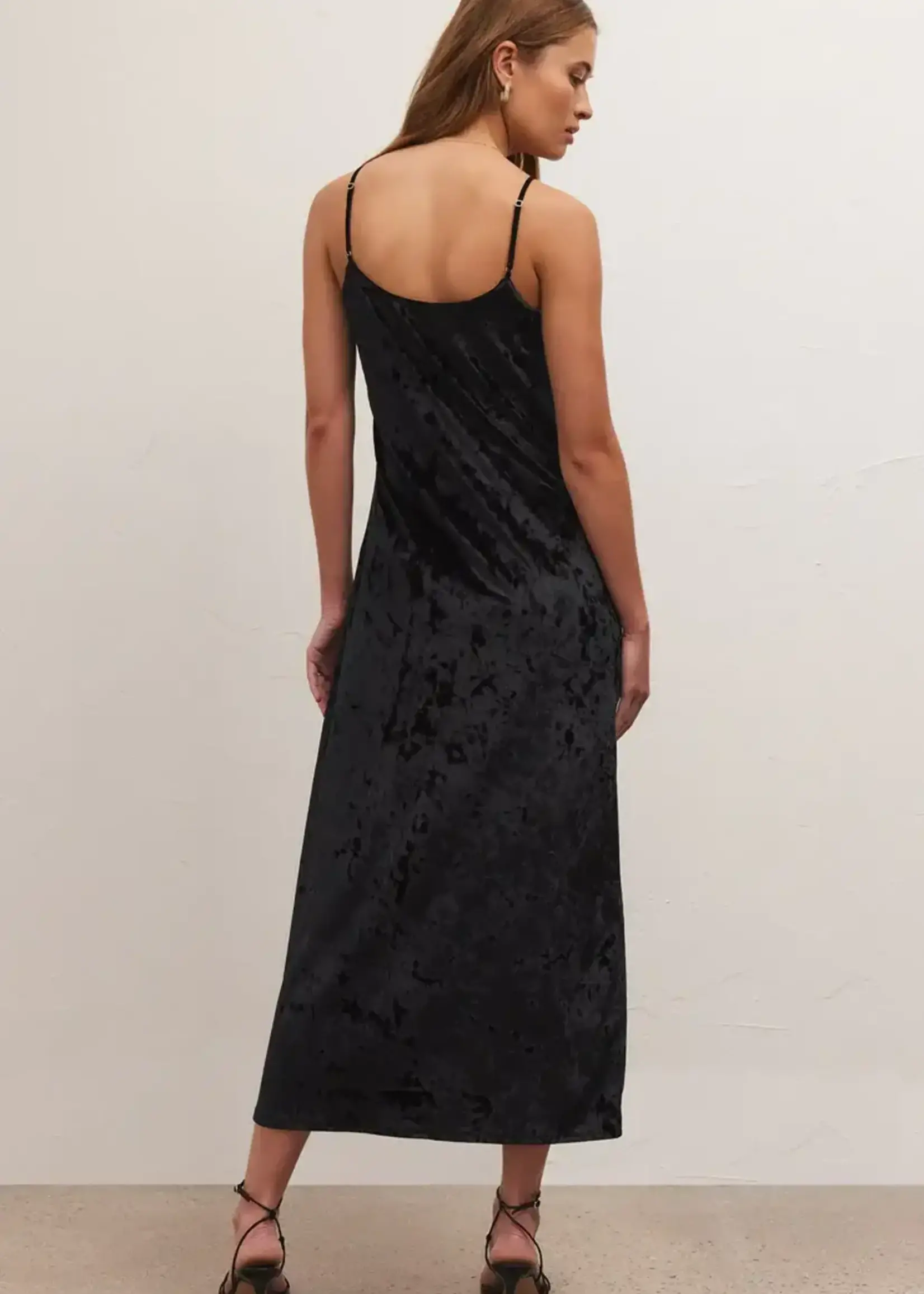 Z-Supply Z-Supply Robe En Velours Écrasé Selina - Noir