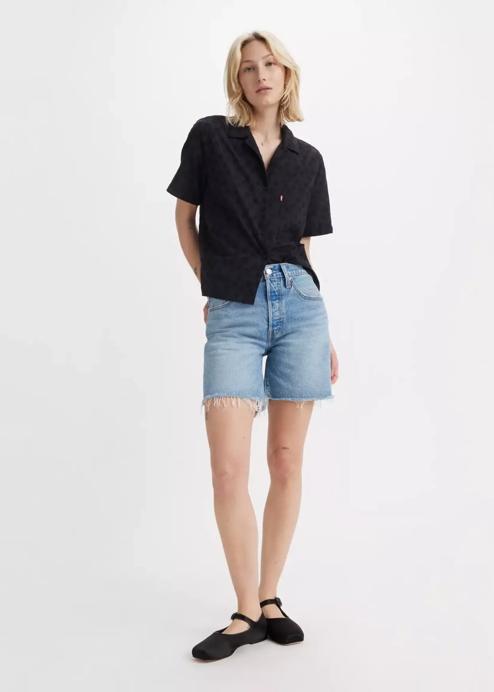 Levi's Levi's Short Léger Mi-Cuisse - Fun Flare / Délavage Clair
