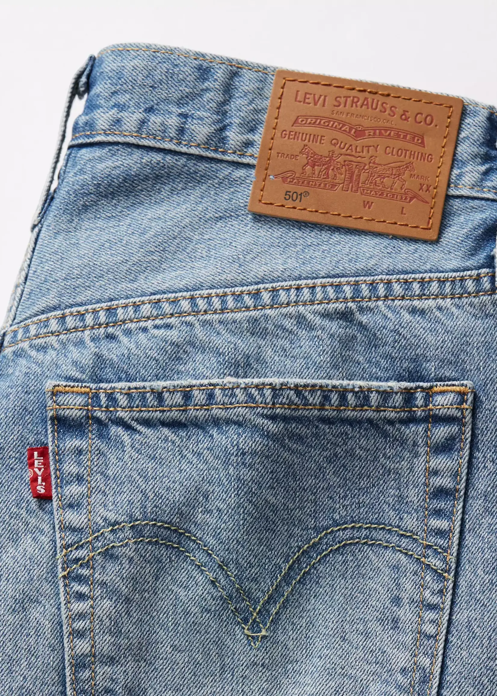 Levi's Levi's Short Léger Mi-Cuisse - Fun Flare / Délavage Clair