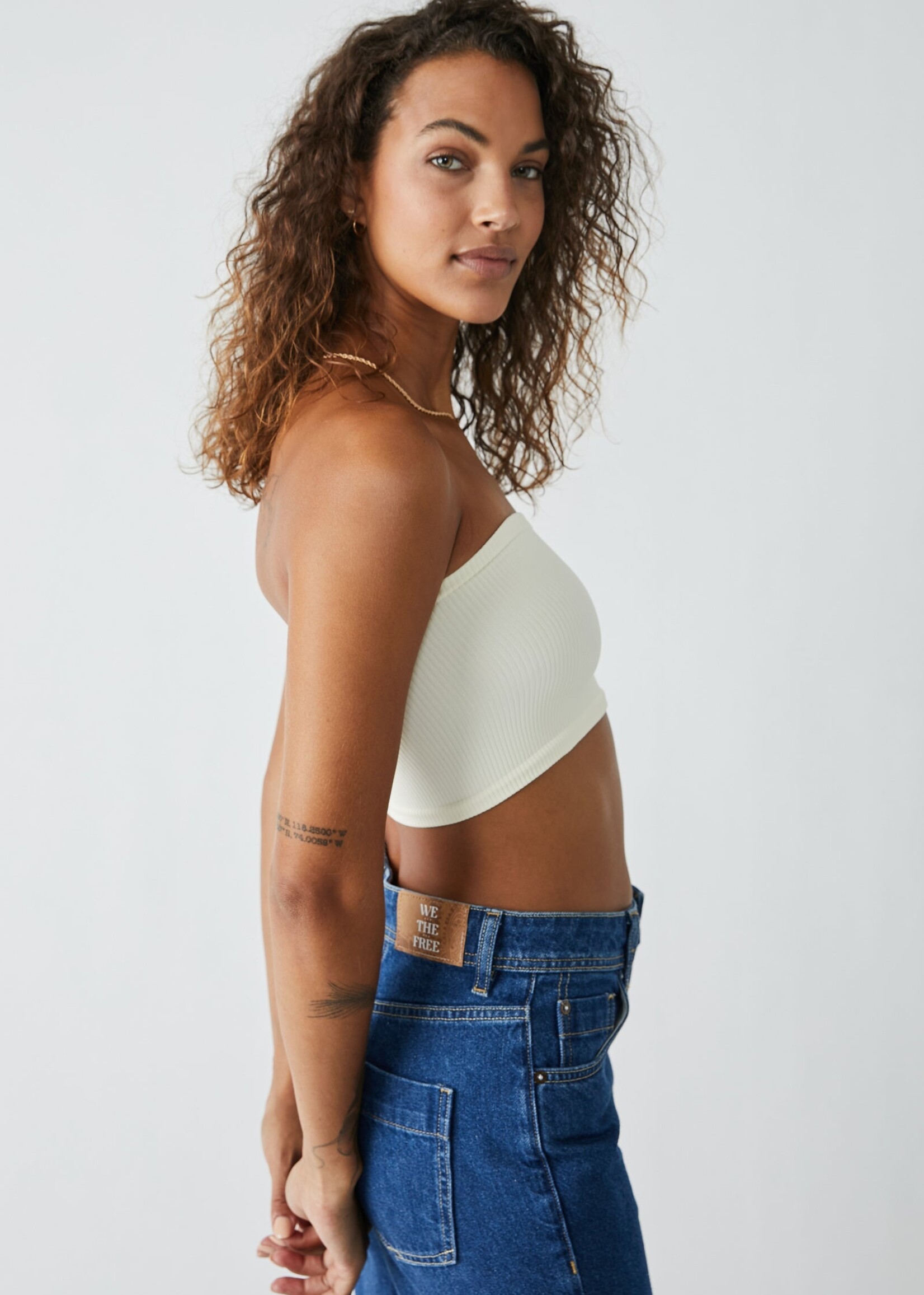 Free People Free People Haut Tube Amelia - Ivory
