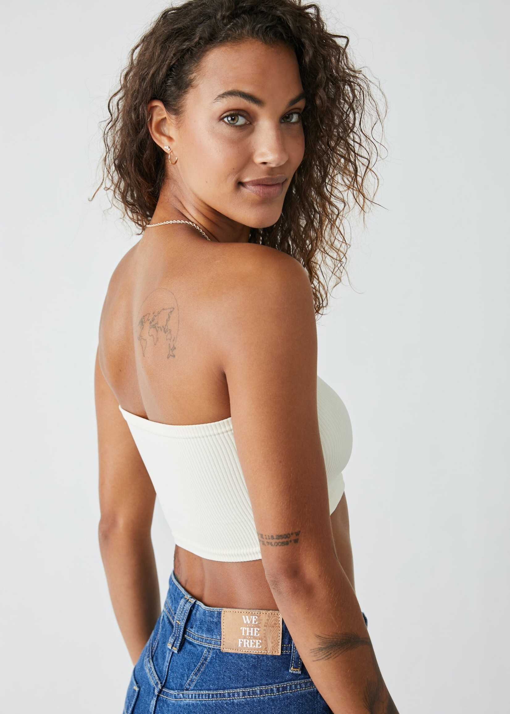 Free People Free People Haut Tube Amelia - Ivory