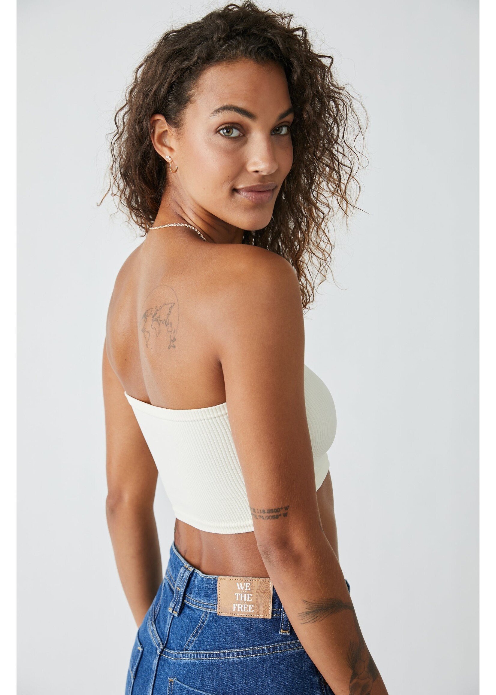 Free People Free People Haut Tube Amelia - Ivory