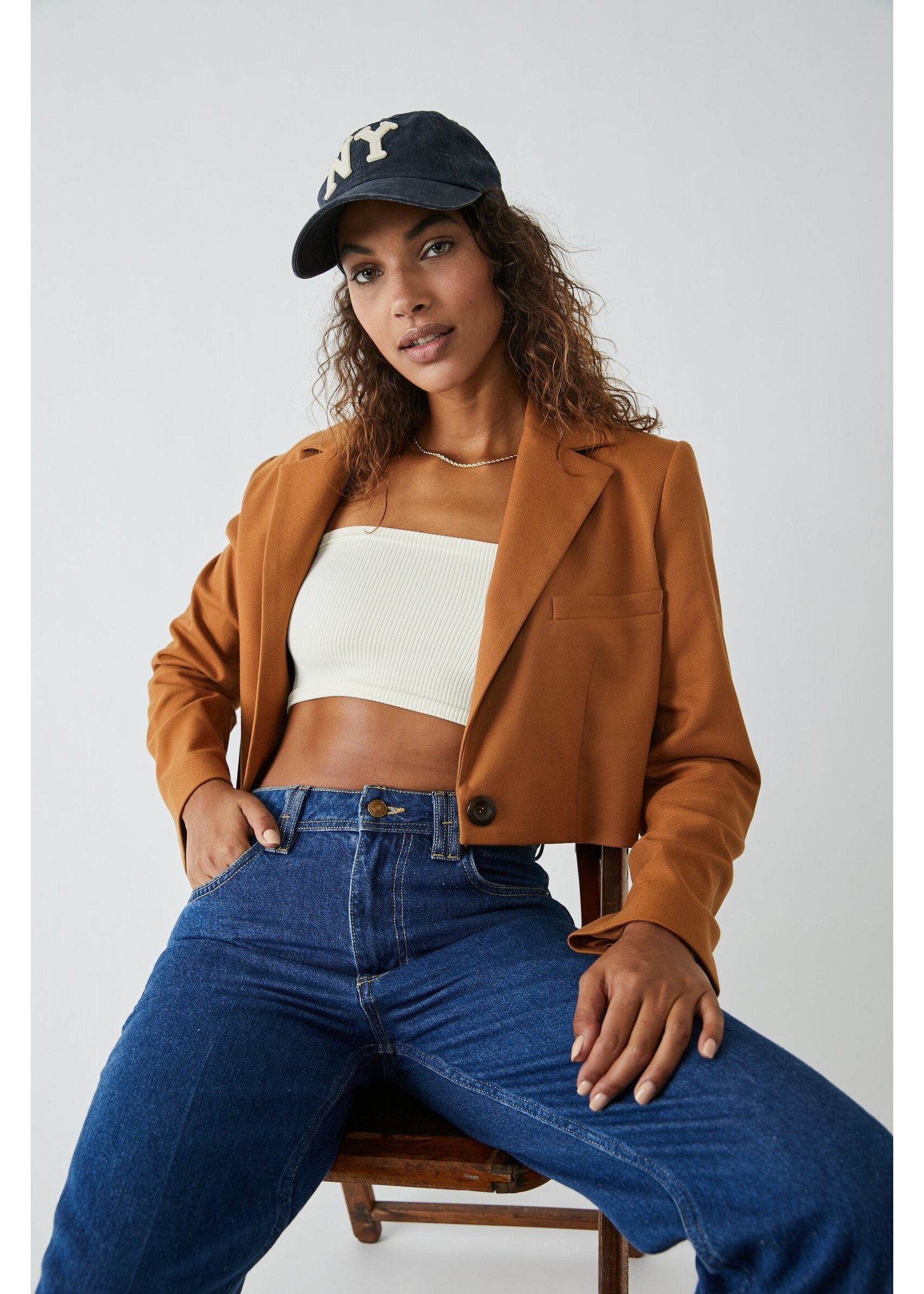 Free People Free People Haut Tube Amelia - Ivory