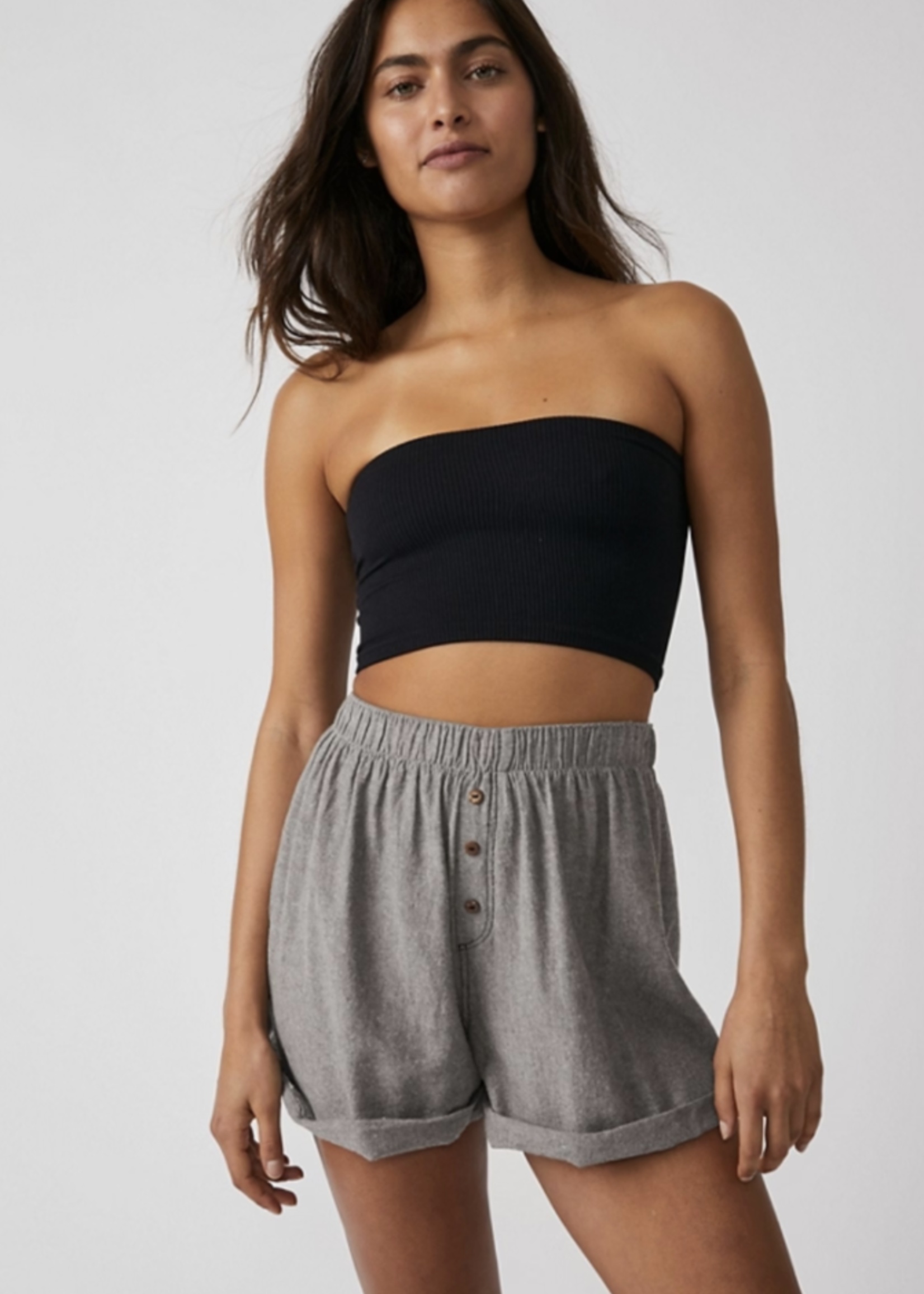 Free People Free People Haut Tube Amelia - Noir