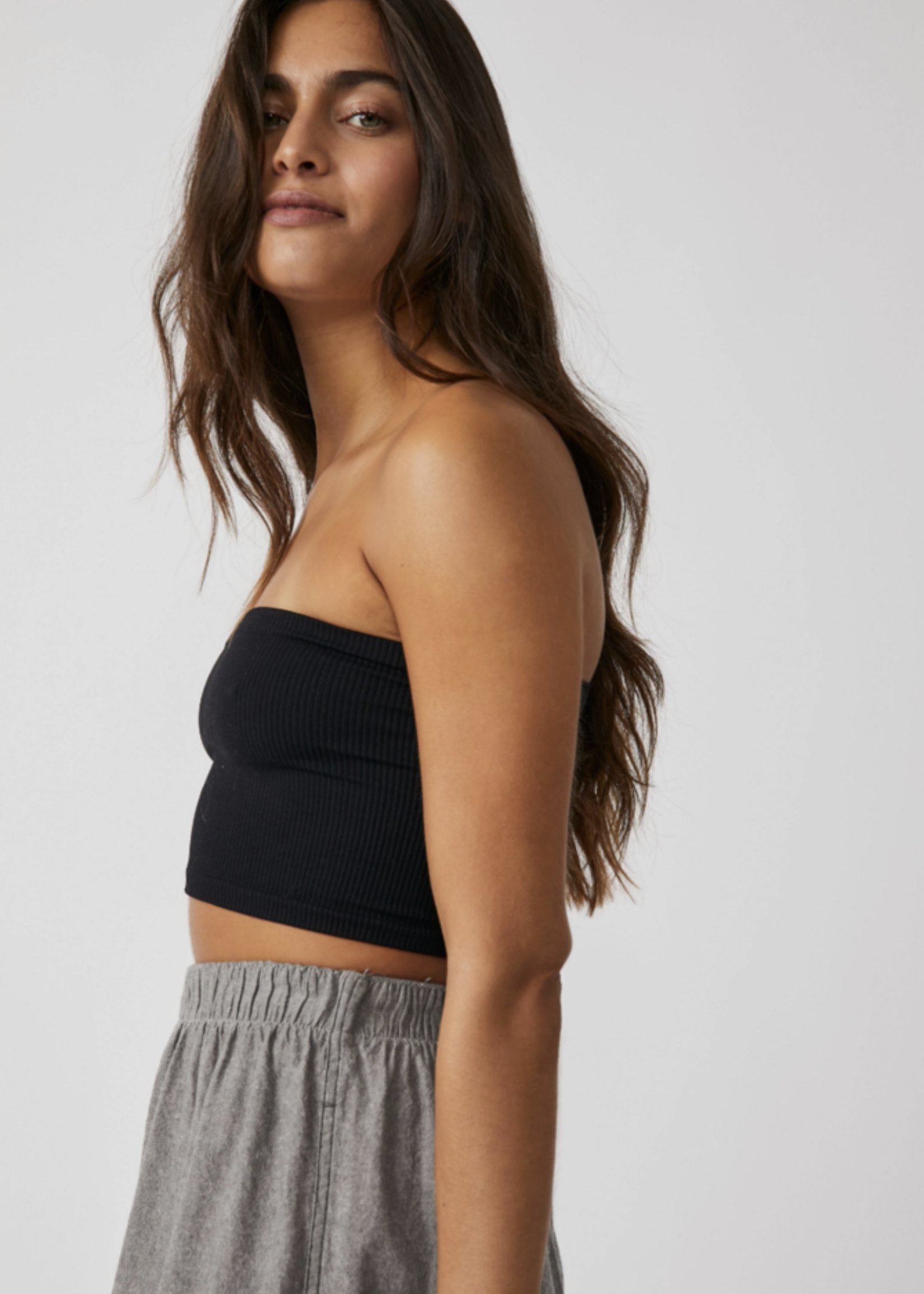 Free People Free People Haut Tube Amelia - Noir