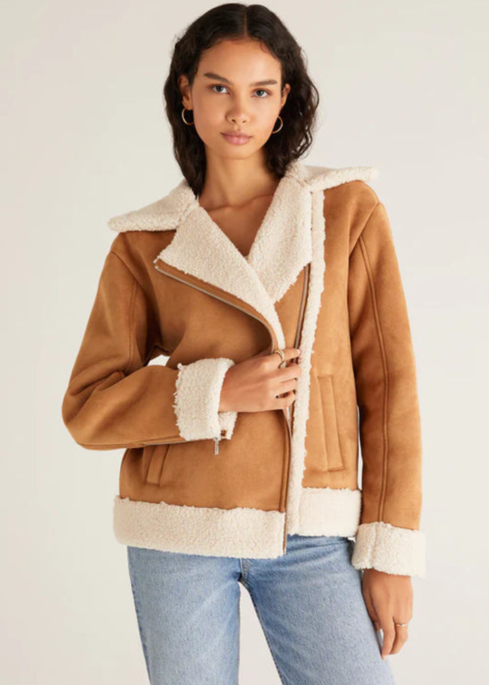 Z-Supply Z-Supply Veste En Imitation Daim Celeste - Camel