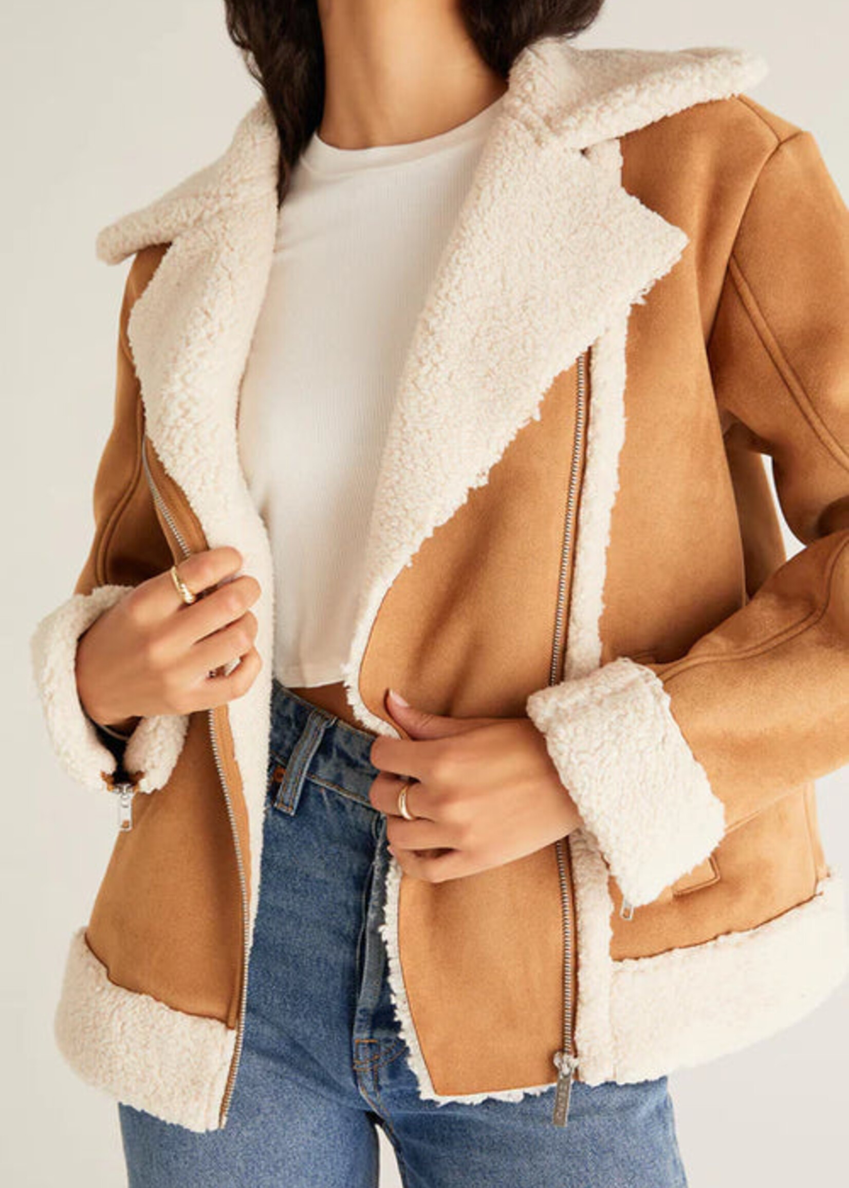 Z-Supply Z-Supply Veste En Imitation Daim Celeste - Camel
