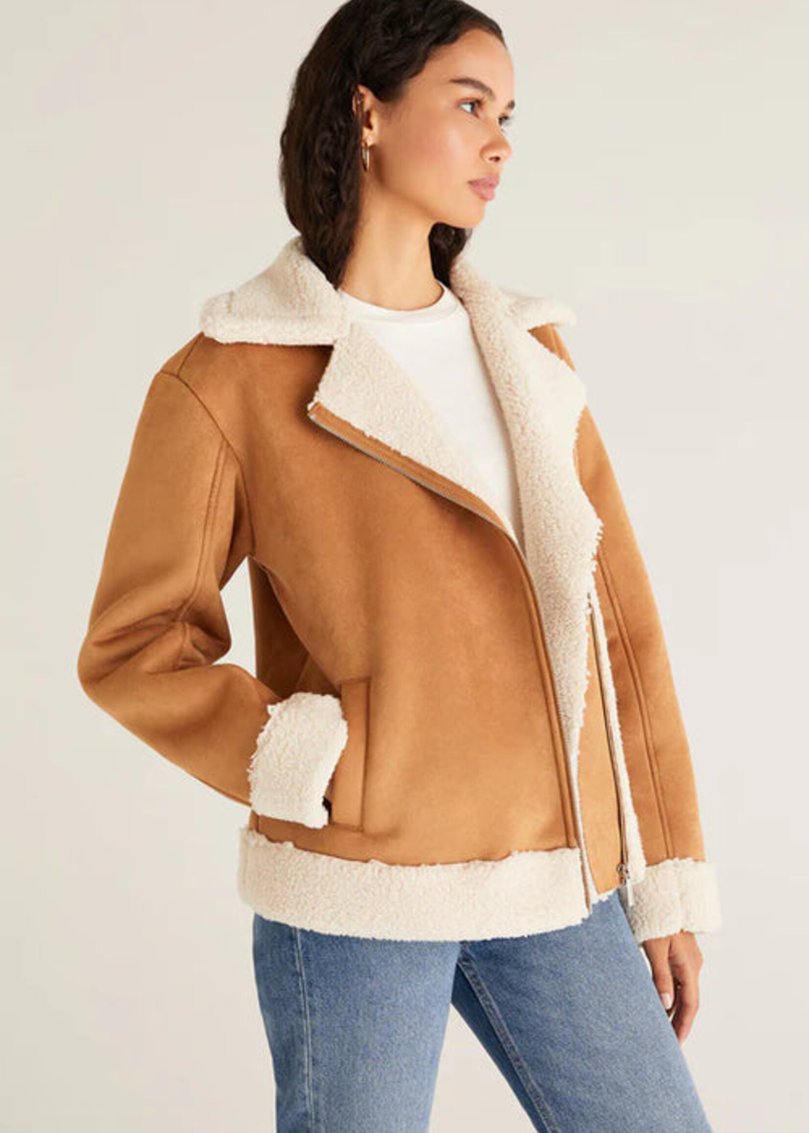 Z-Supply Z-Supply Veste En Imitation Daim Celeste - Camel