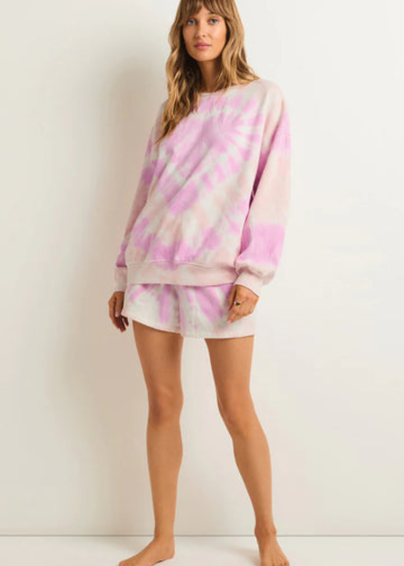Z-Supply Z-Supply Short Tie Dye HeartBreaker - Barbe À Papa