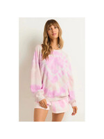 Z-Supply Z-Supply Lovers Only Tie Dye Sweatshirt - Cotton Candy