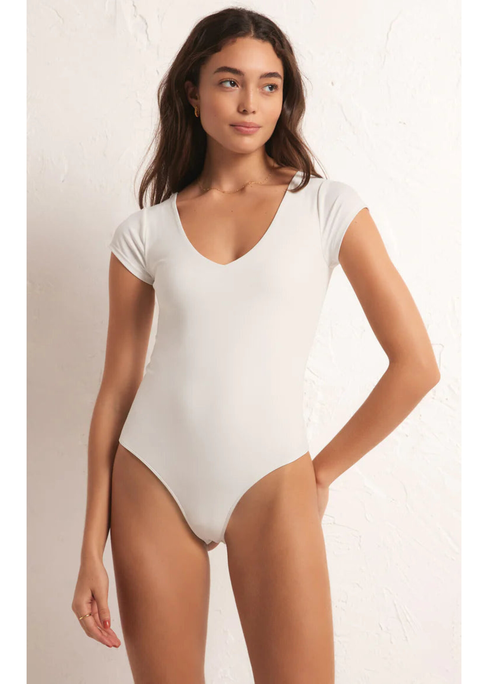 Z-Supply Z-Supply Lucia So Smooth Bodysuit - White