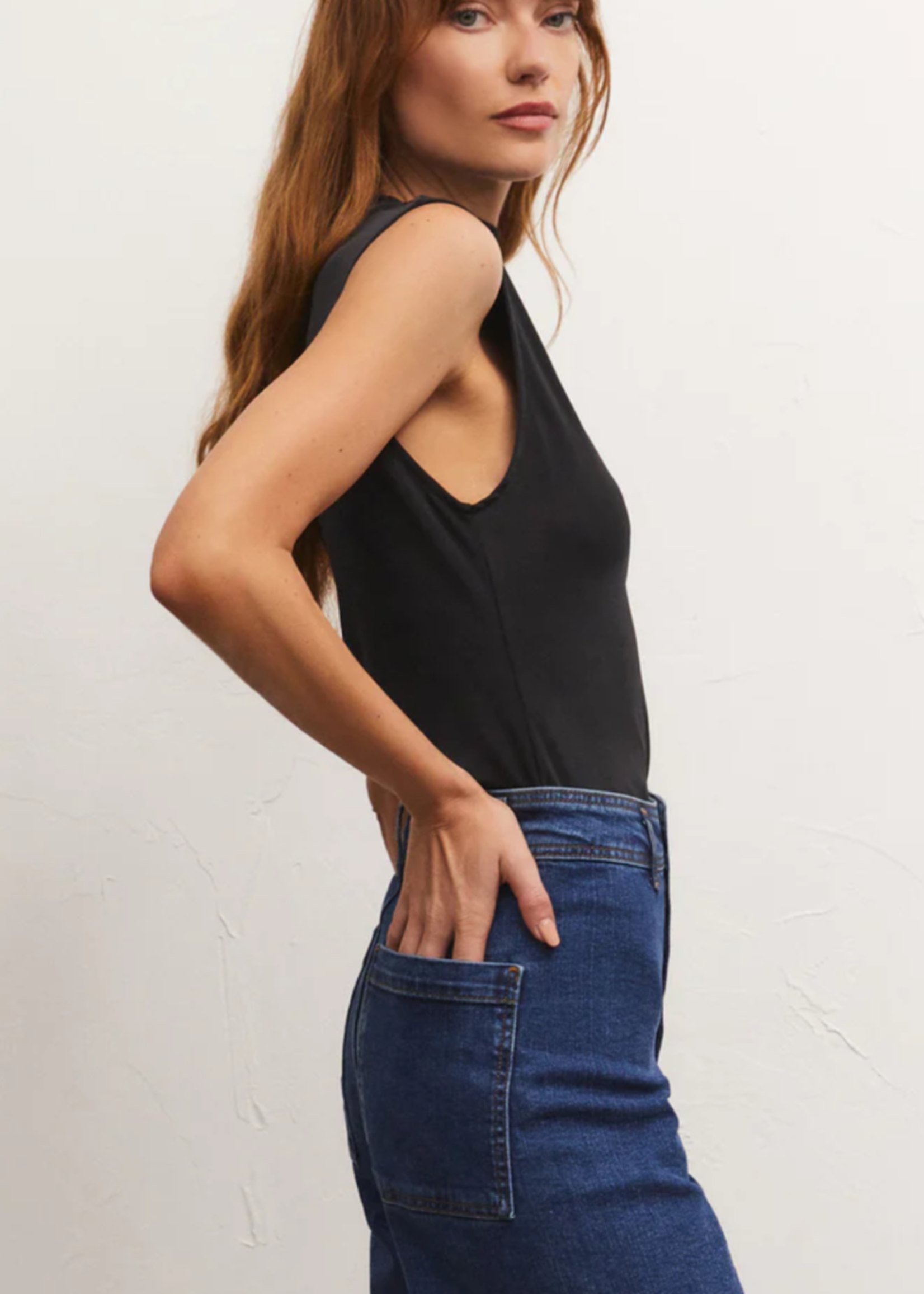 Z-Supply Z-Supply Haut En Jersey Libra Shine - Noir