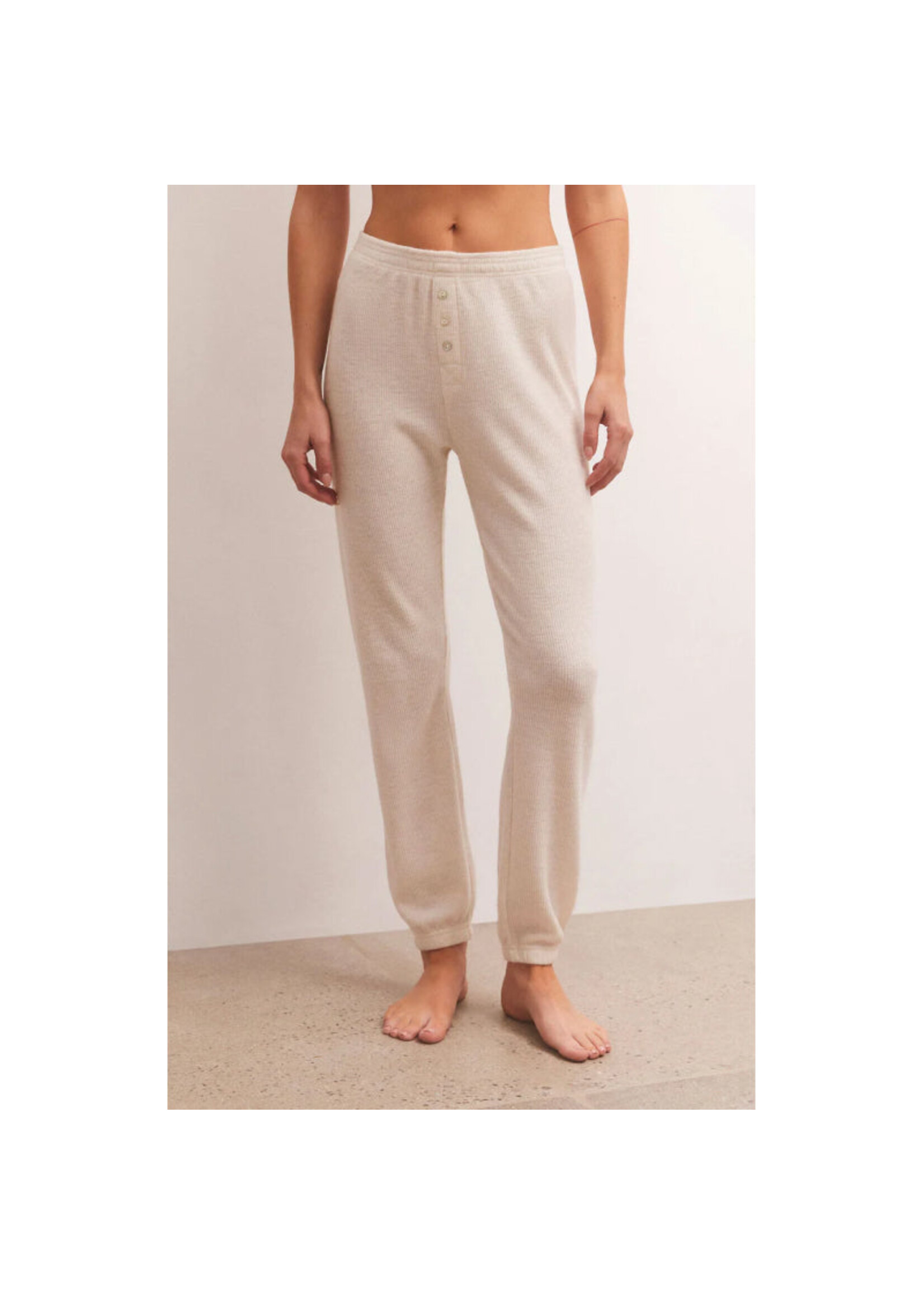 Z-Supply Z-Supply Pantalon De Jogging Thermique Cozy Days - Avoine Légère