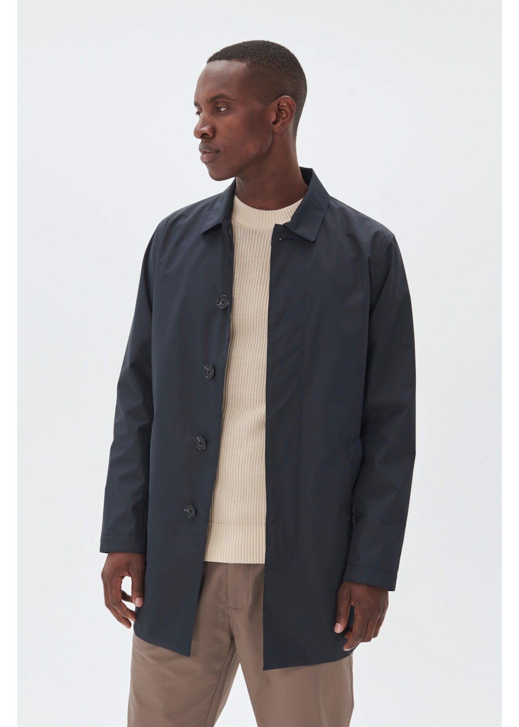 Matinique Matinique  Manteau De Pluie Miles  - Marine Foncé