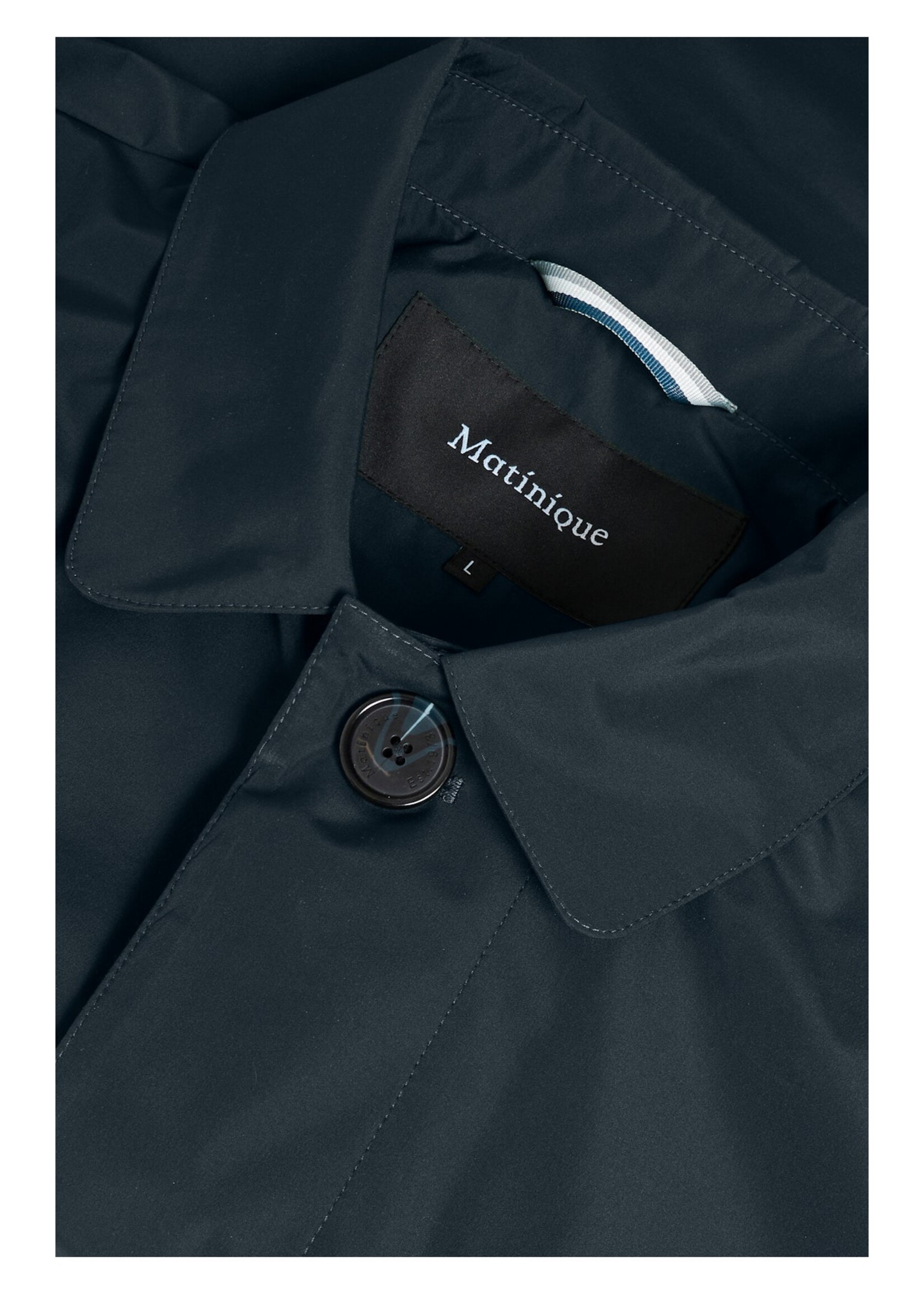 Matinique Matinique  Miles Rain Coat - Dark Navy