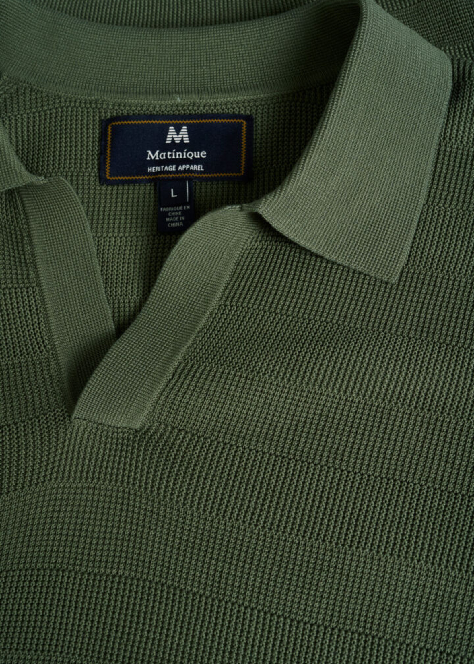 Matinique Matinique Polo V Heritage - Thyme