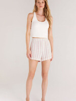 Z-Supply Z-Supply Boxer Rayé Cabana - Sable Blanc
