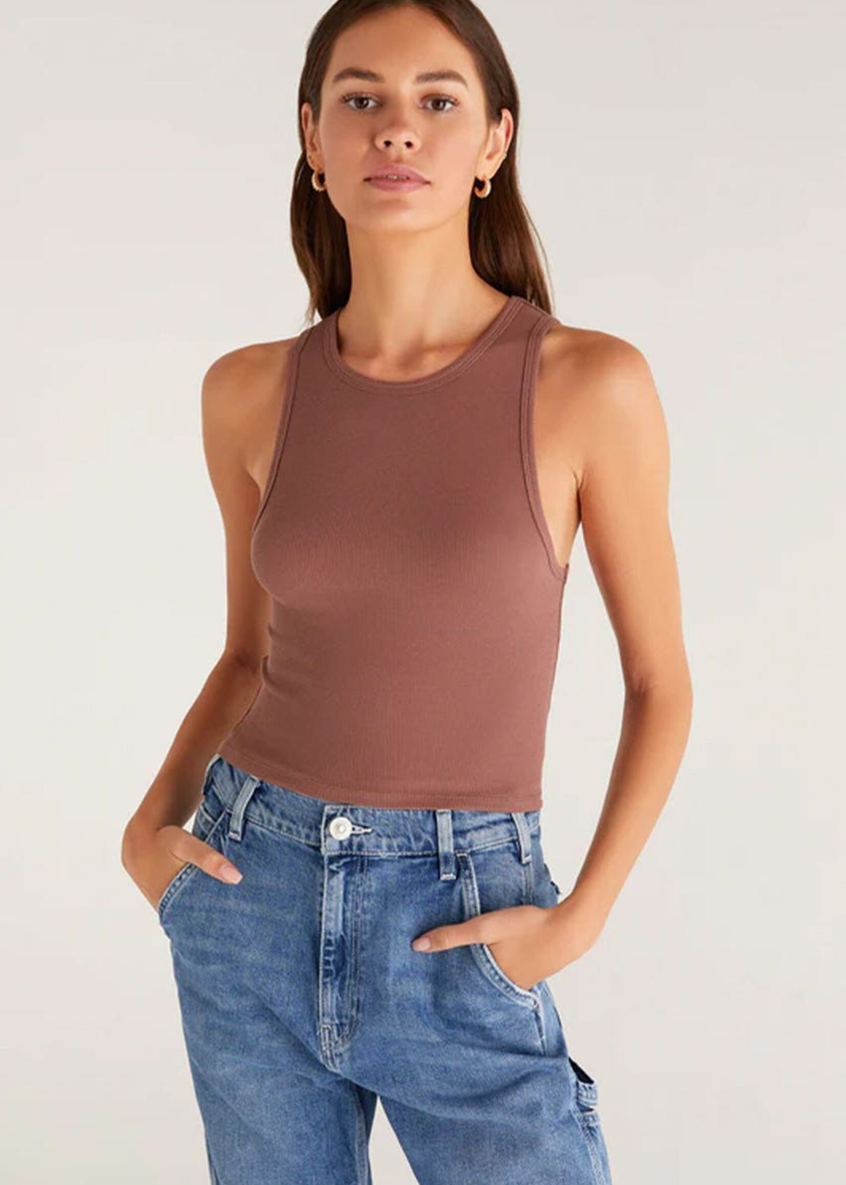 Z-Supply Z-Supply Tank Court Côtelé Hannah - Whipped Mocha