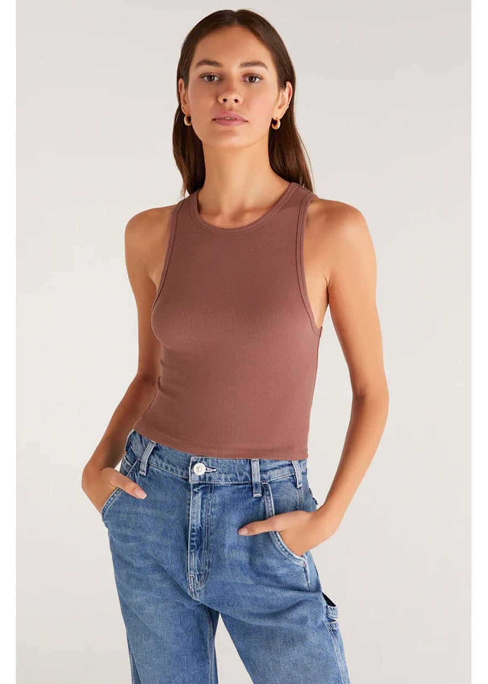Z-Supply Z-Supply Tank Court Côtelé Hannah - Whipped Mocha