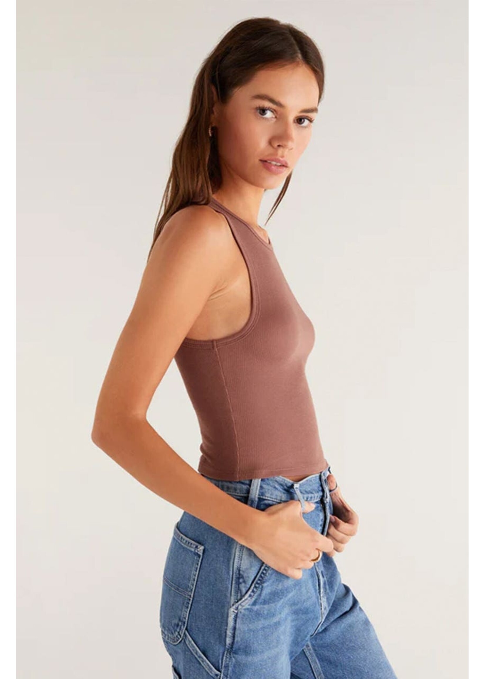 Z-Supply Z-Supply Tank Court Côtelé Hannah - Whipped Mocha