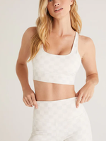 Z-Supply Z-Supply Check Mate Cropped Tank - Sandstone