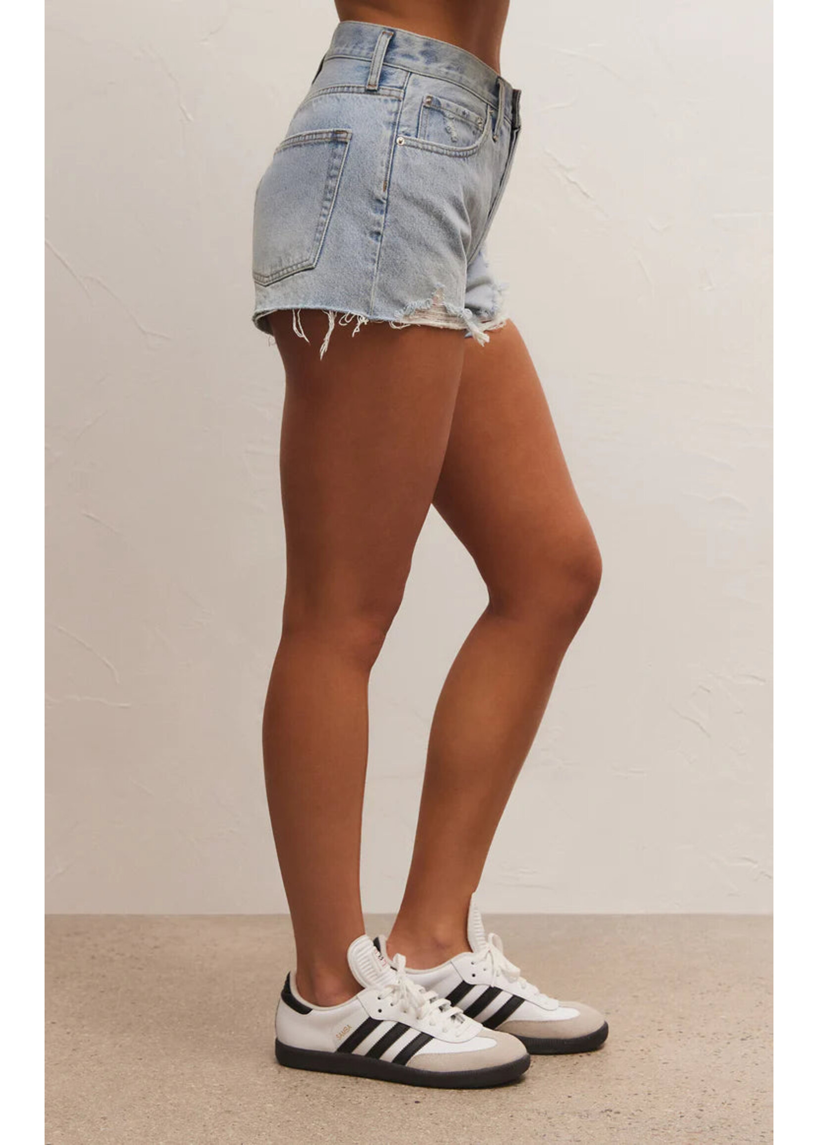 Z-Supply Z-Supply Classic Hi-Rise Denim Short - Sun Bleached Indigo
