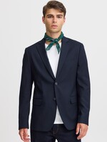 Casual Friday Casual Friday Blazer Boris Ribstop - Bleu Marine Foncé