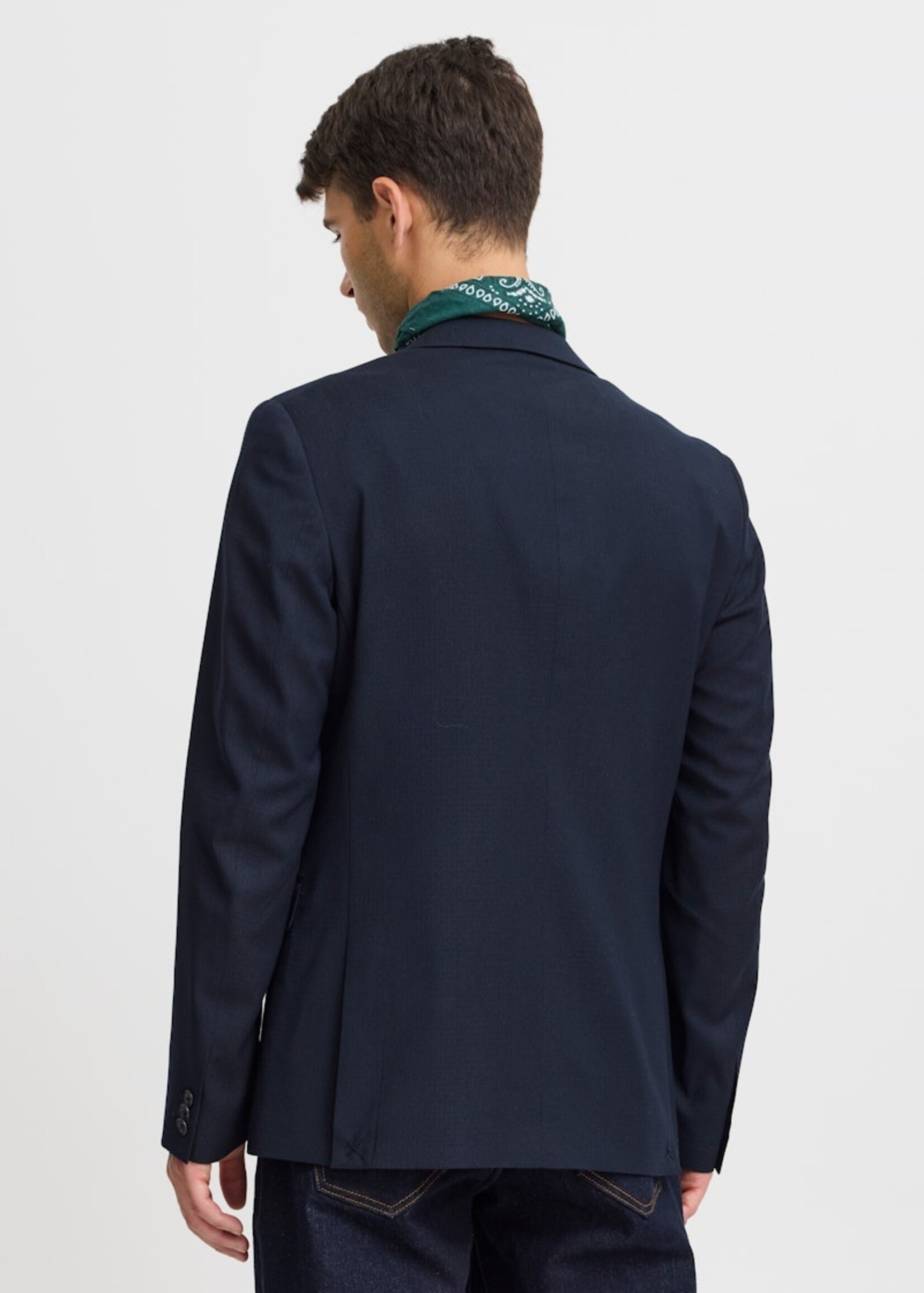 Casual Friday Casual Friday Blazer Boris Ribstop - Bleu Marine Foncé