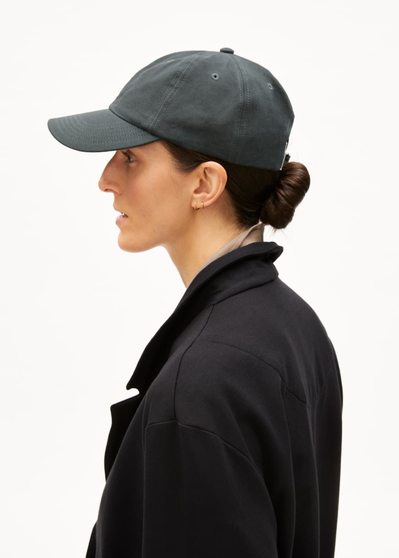 Armedangels Armedangels Yenaas Bold Cap - Space Steel