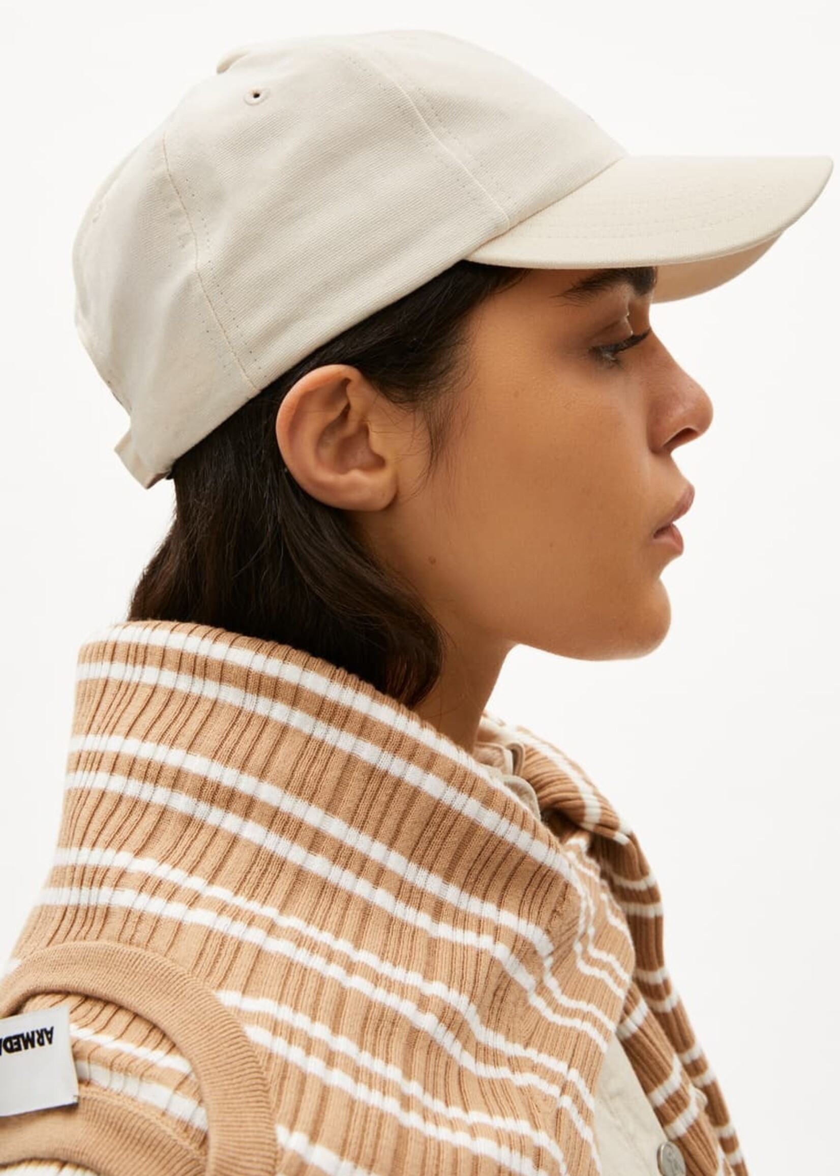 Armedangels Armedangels Yenaas Bold Cap - Oatmilk/Lavender Light