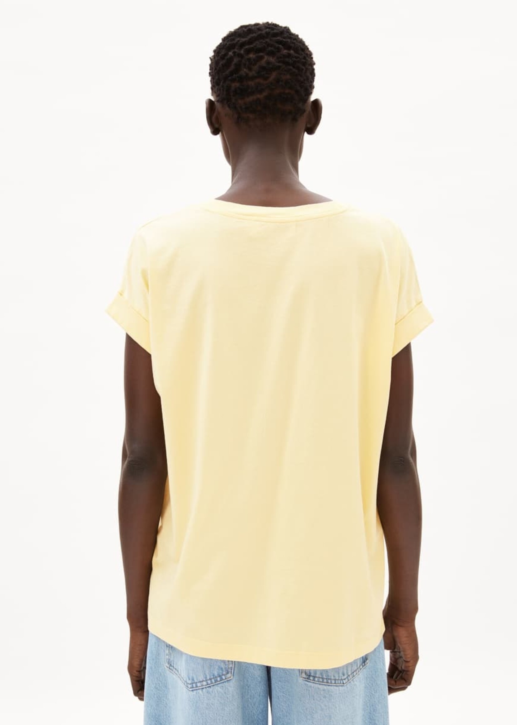 Armedangels Armedangels T-shirt Idaara - Jaune Précoce