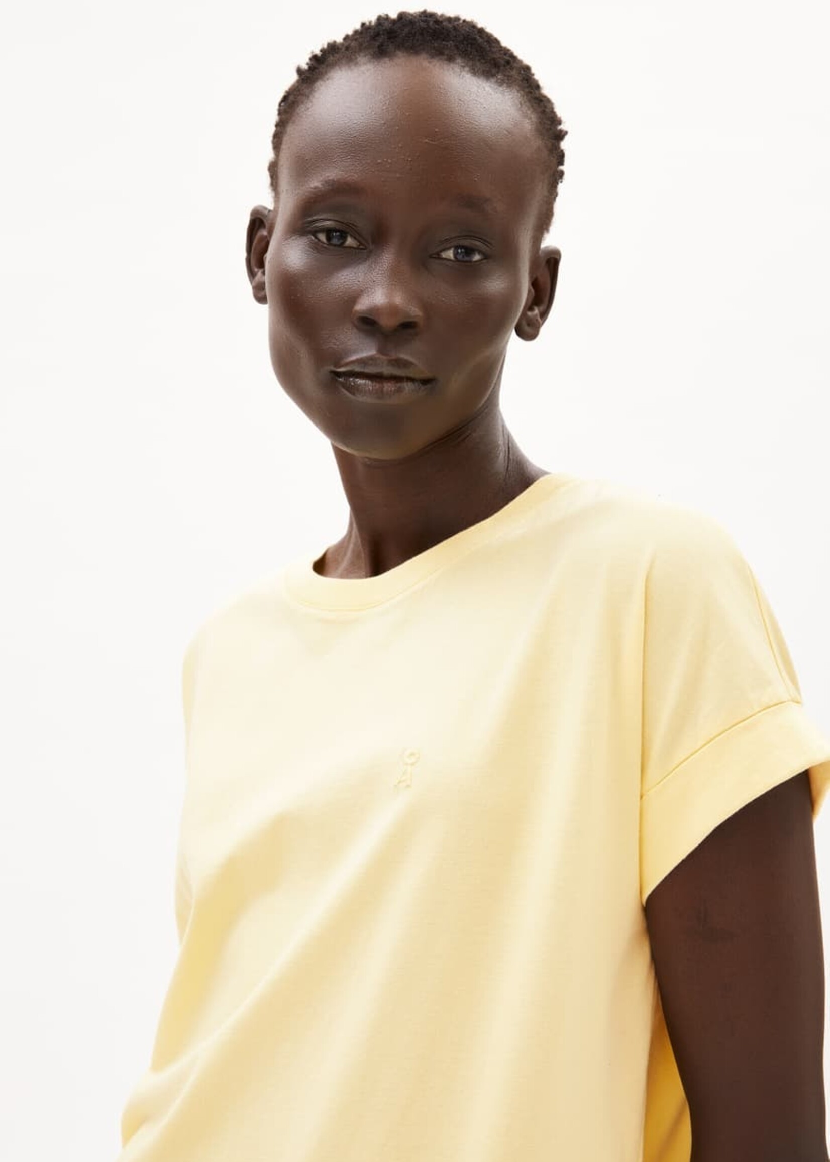 Armedangels Armedangels T-shirt Idaara - Jaune Précoce