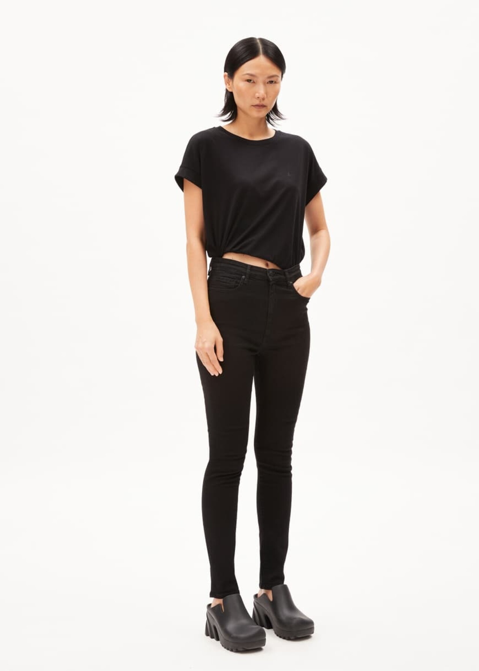 Armedangels Armedangels T-shirt Idaara - Noir