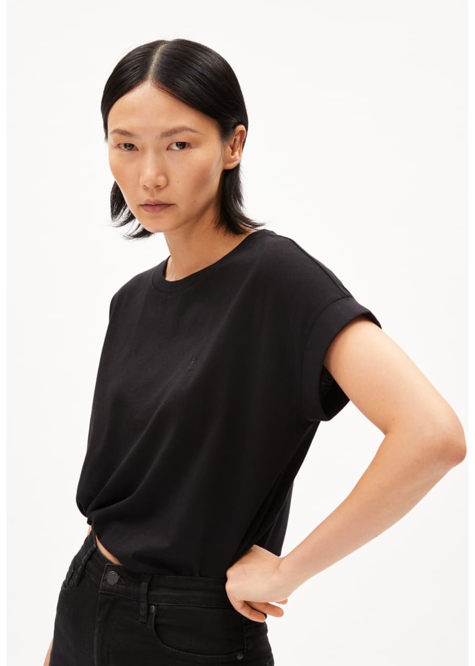 Armedangels Armedangels T-shirt Idaara - Noir